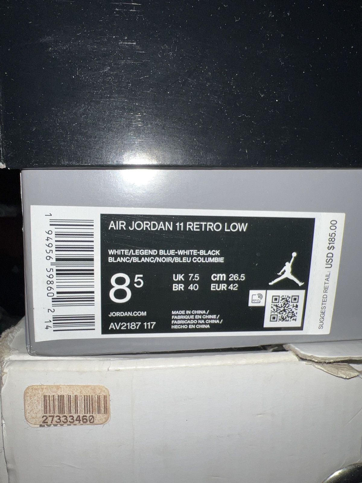 Jordan Brand Legend Blue low 11 Size US 8.5 / EU 41-42 - 8 Thumbnail
