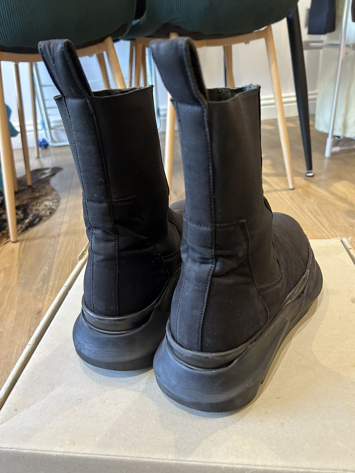 Rick Owens Drkshdw Rick Owens DrkShdw Abstract Beetle Boots 41.5 Size US 8.5 / EU 41-42 - 7 Thumbnail