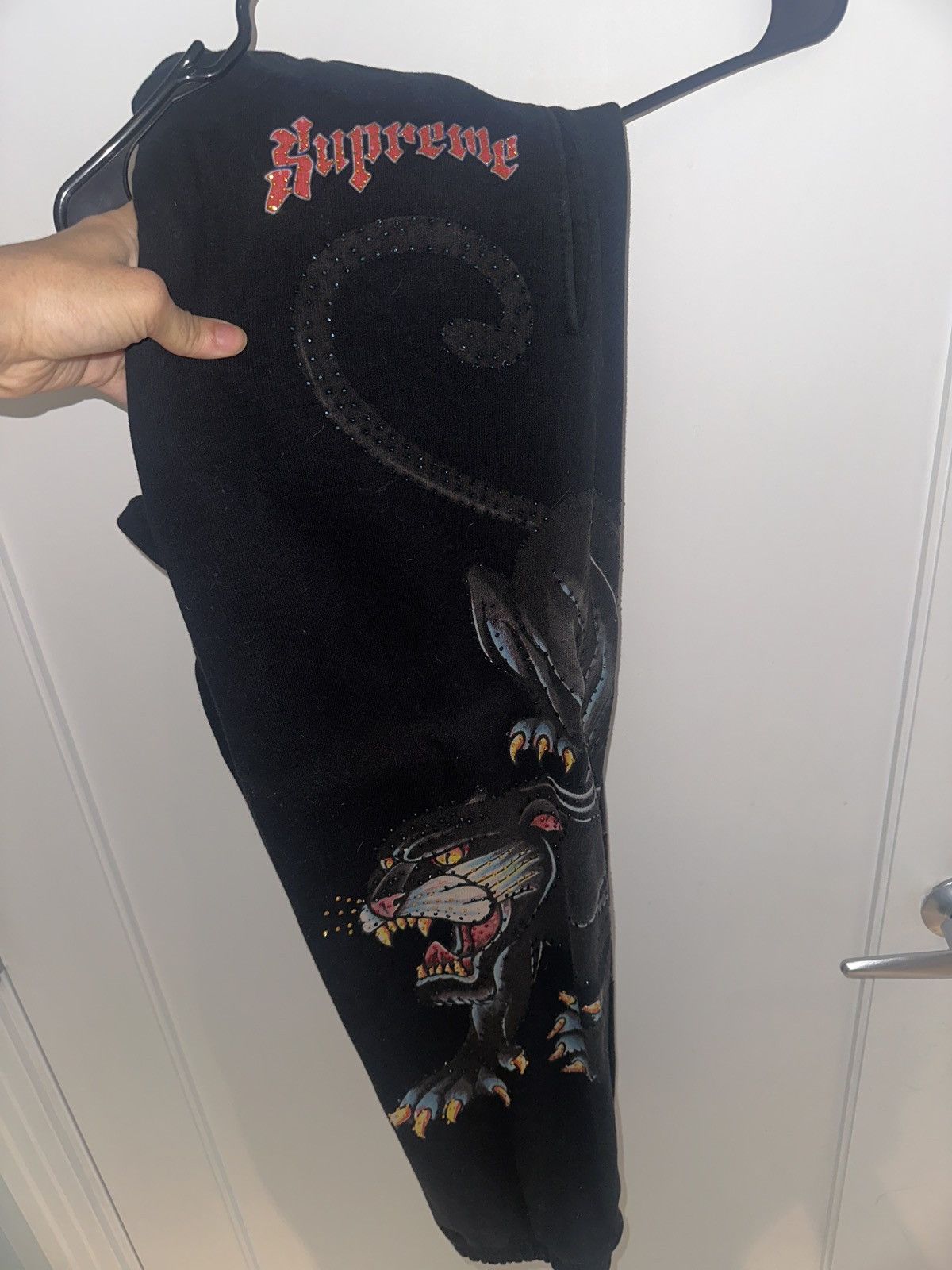 Ed Hardy × Supreme Supreme Panther sweatpants Size US 32 / EU 48 - 1 Thumbnail