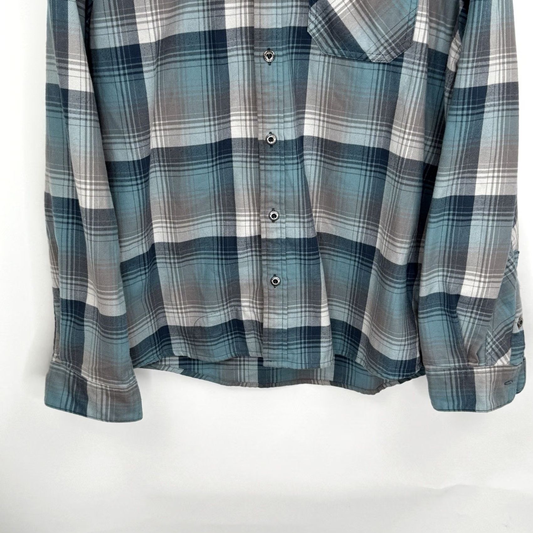 Howler Brothers Howler Brothers Harker Flannel Shirt Mens L Blue Plaid Button-Up Size US L / EU 52-54 / 3 - 5 Thumbnail