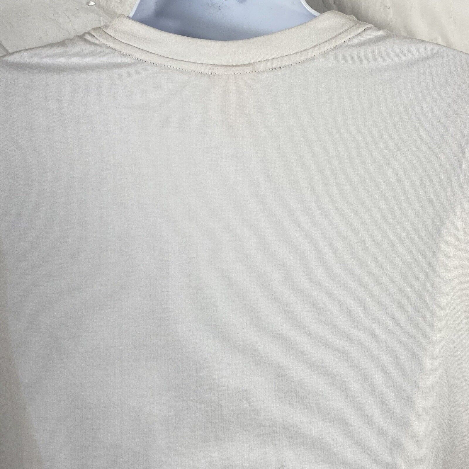 Nike Nike Medium White Graphic T Shirt Soft Stretch Modal Blend Size M / US 6-8 / IT 42-44 - 5 Thumbnail