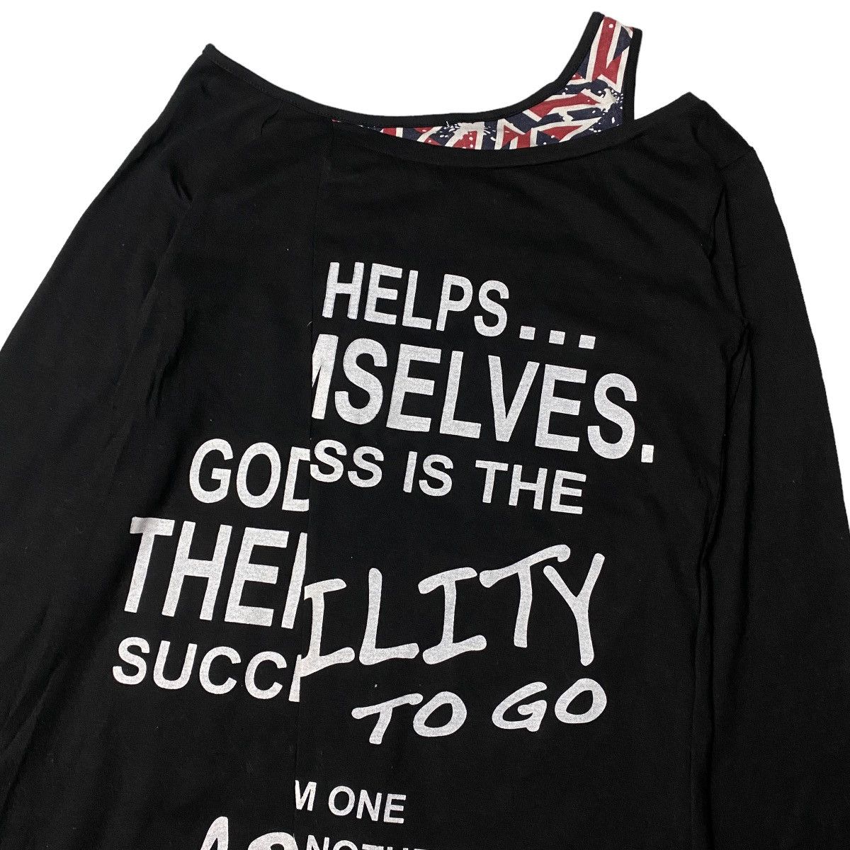 Hysteric Glamour × If Six Was Nine × Japanese Brand 2000's Japanese Double Layer & Zipper Britflag Longsleeve Size US S / EU 44-46 / 1 - 7 Thumbnail
