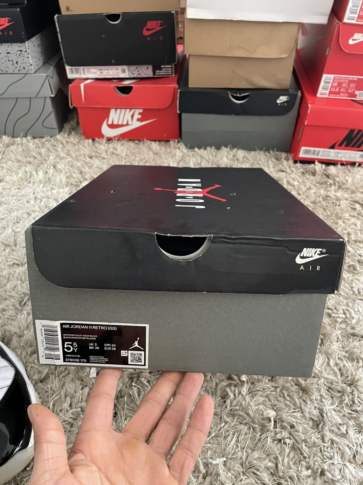 Jordan Brand Jordan 11 gratitude Size US 5.5 / EU 38 - 9 Thumbnail