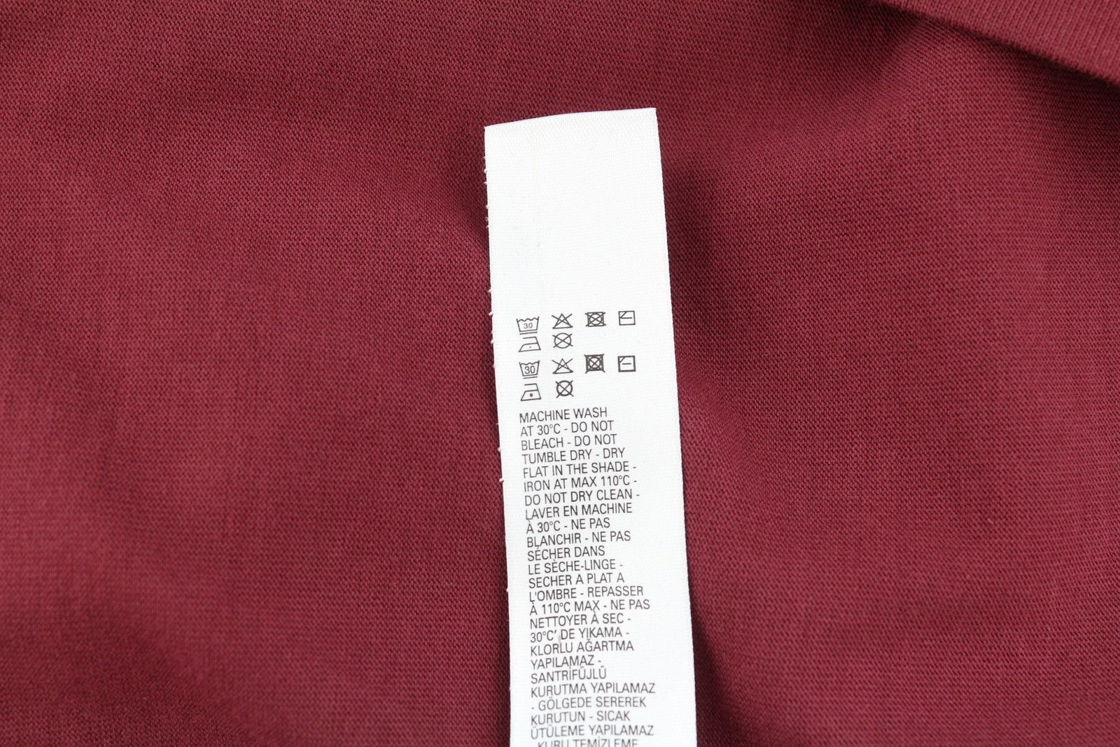 Diesel UMLT-JIMMIES L Burgundy Hooded Logo T-Shirt 41003 Size US L / EU 52-54 / 3 - 9 Thumbnail