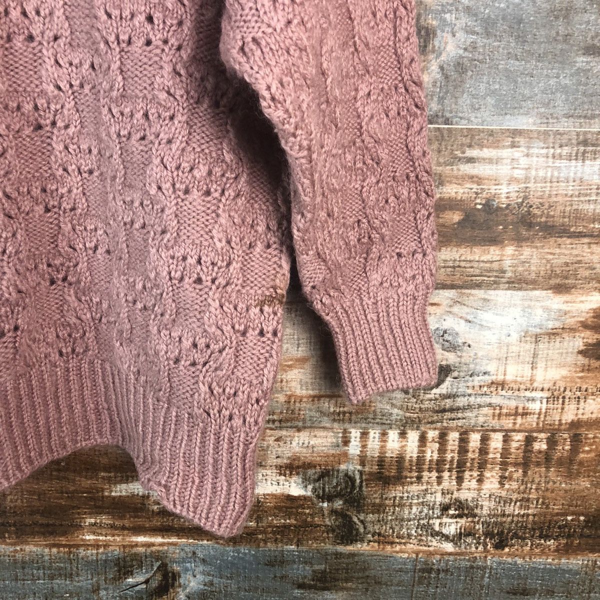 Homespun Knitwear × Japanese Brand Japanese Brand Pink Knitwear #A2279 Size S / US 4 / IT 40 - 13 Thumbnail