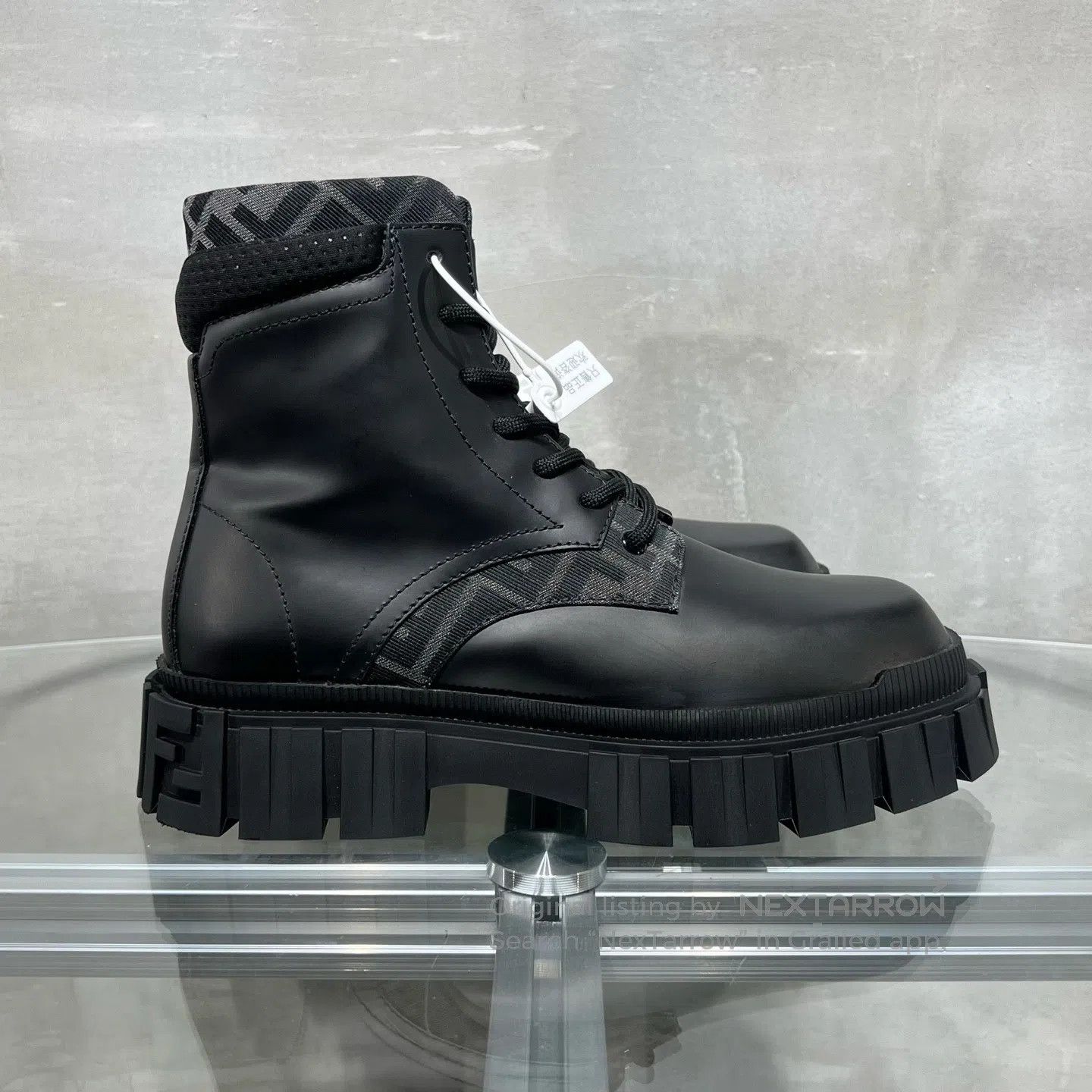 Fendi FENDI size40.5 Old-school logo double-F thick-soled Martin Size US 7.5 / EU 40-41 - 4 Thumbnail