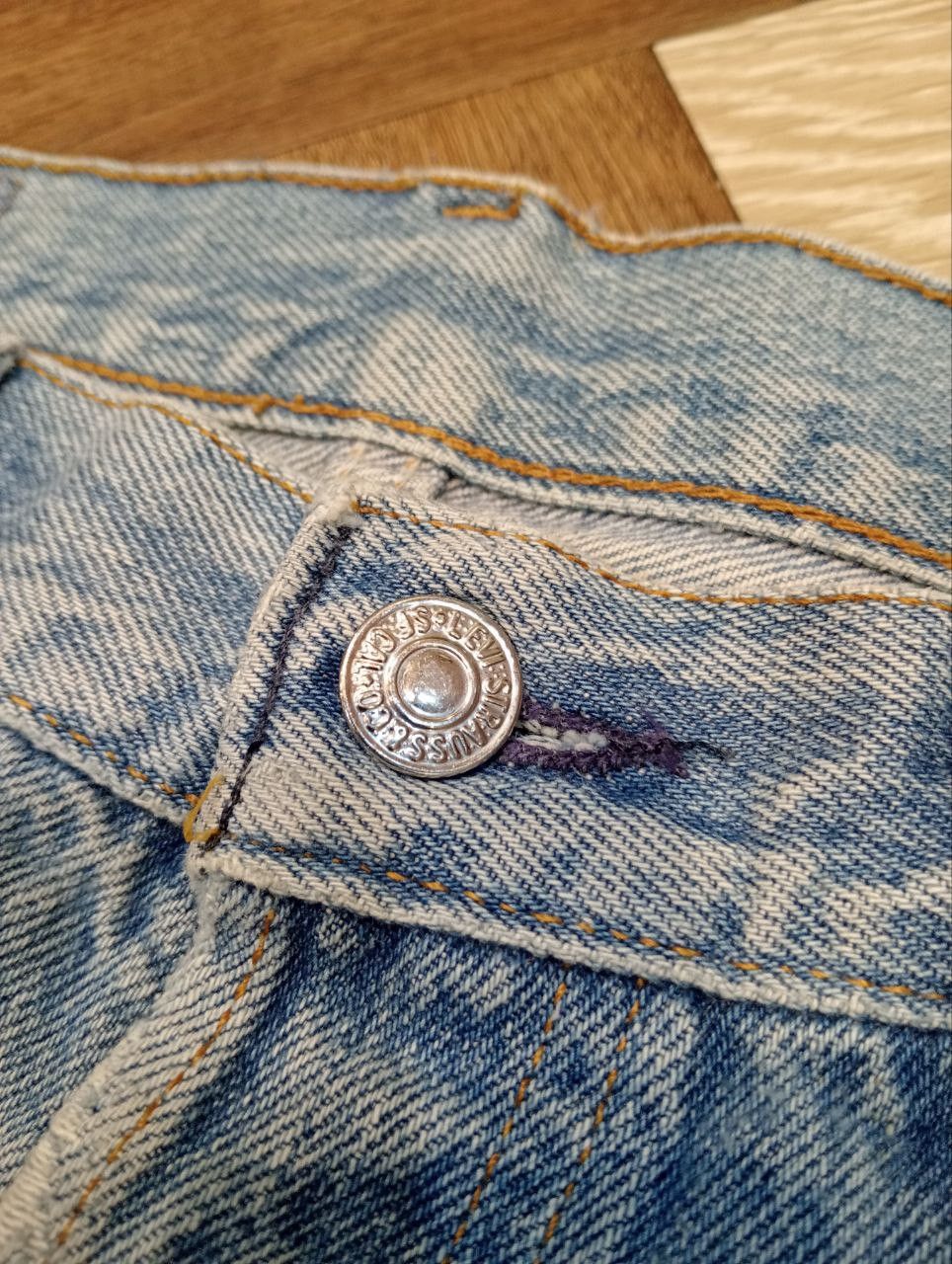 Levi's Vintage Clothing LEVI'S VINTAGE 501 DISTRESSED JEANS - SIZE 36 BLUE Size US 36 / EU 52 - 8 Thumbnail