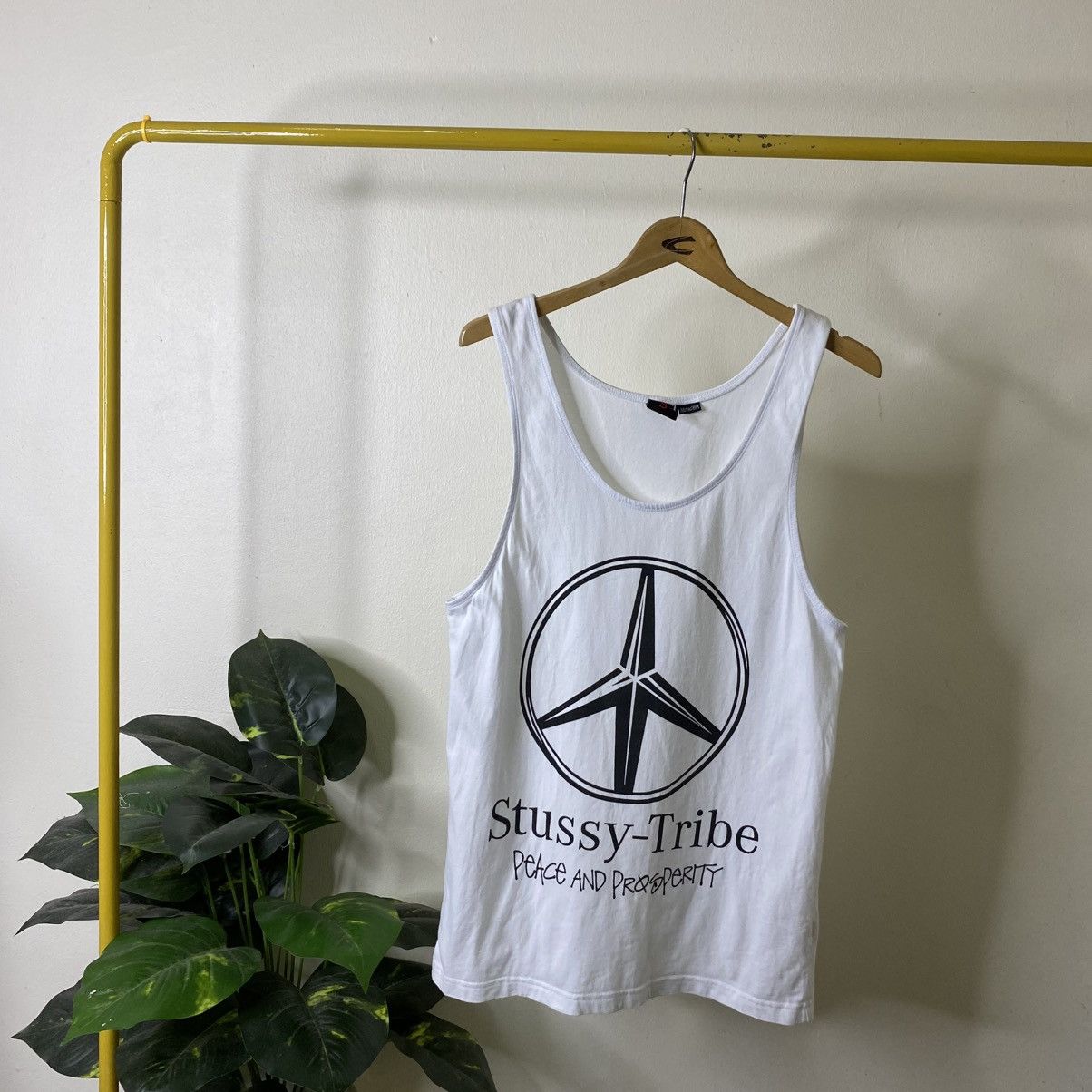 Stussy Y2K Stussy Tribe Peace & Prosperity Tank Top Size US S / EU 44-46 / 1 - 1 Thumbnail