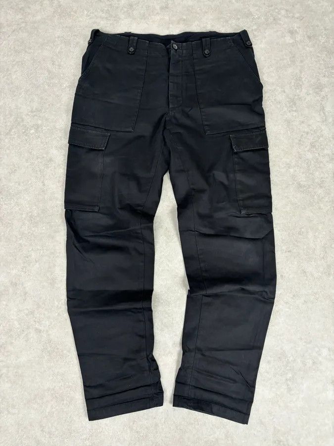Maison Margiela SS2017 Maison Margiela Black Cargo Minimalist Pants Size US 34 / EU 50 - 1 Thumbnail