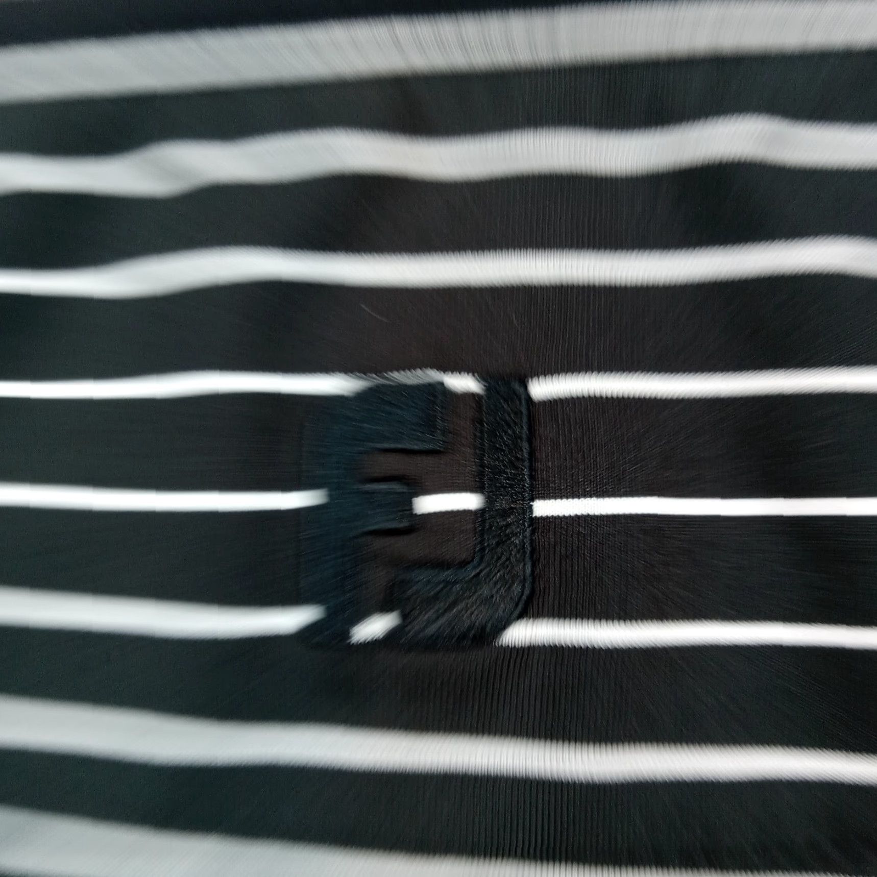 Footjoy FootJoy Shirt Womens XS Black White Striped Short Sleeve Fitted Stretch Golf Size XS / US 0-2 / IT 36-38 - 8 Thumbnail