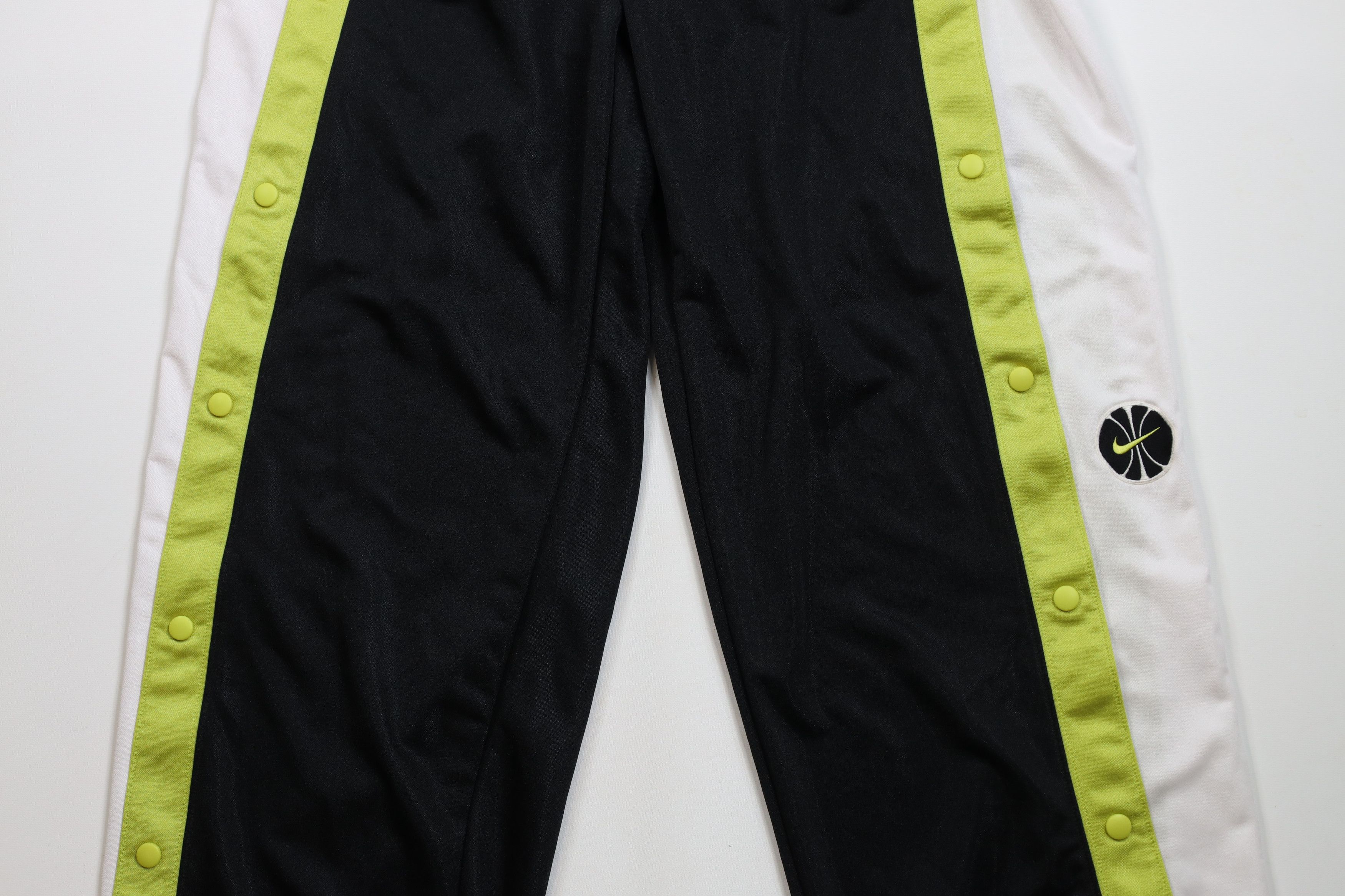 Nike × Vintage Vintage 90s Nike Basketball Swoosh Wide Leg Tearaway Pants Size US 38 / EU 54 - 3 Thumbnail