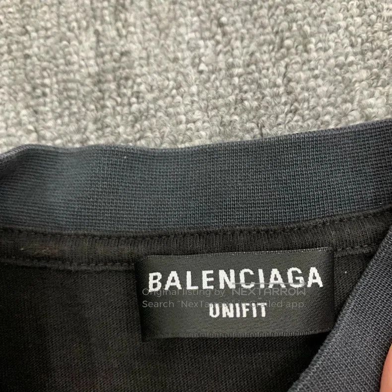 Balenciaga Balenciaga Black Inverted Logo Longsleeve. Size US S / EU 44-46 / 1 - 4 Thumbnail