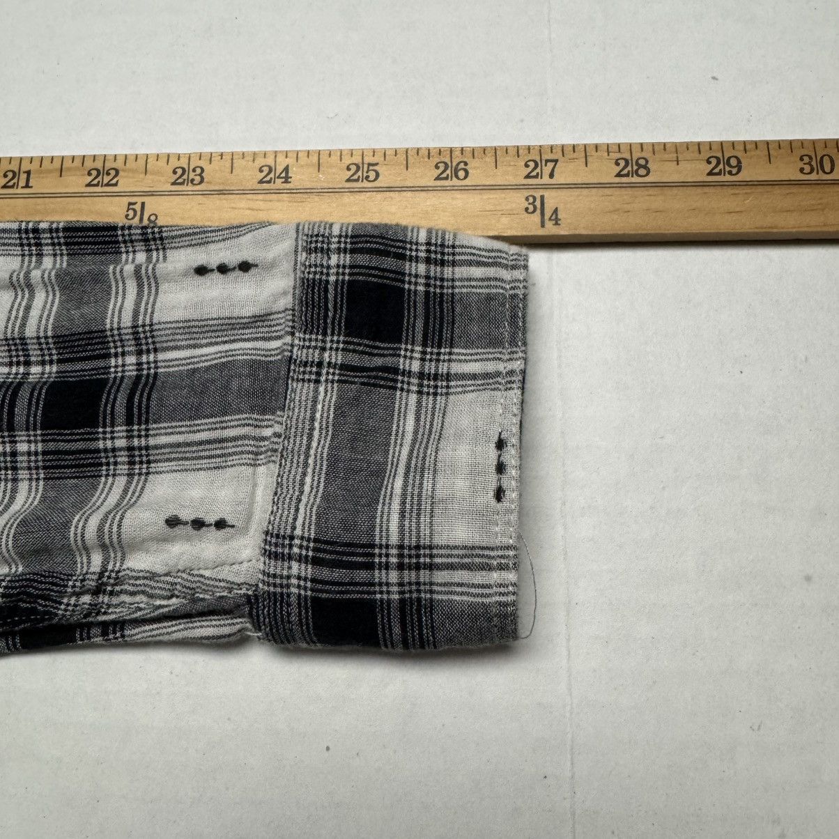 Lucky Brand LUCKY BRAND Dobby Plaid Snap Button Western Shirt Size US XL / EU 56 / 4 - 13 Thumbnail