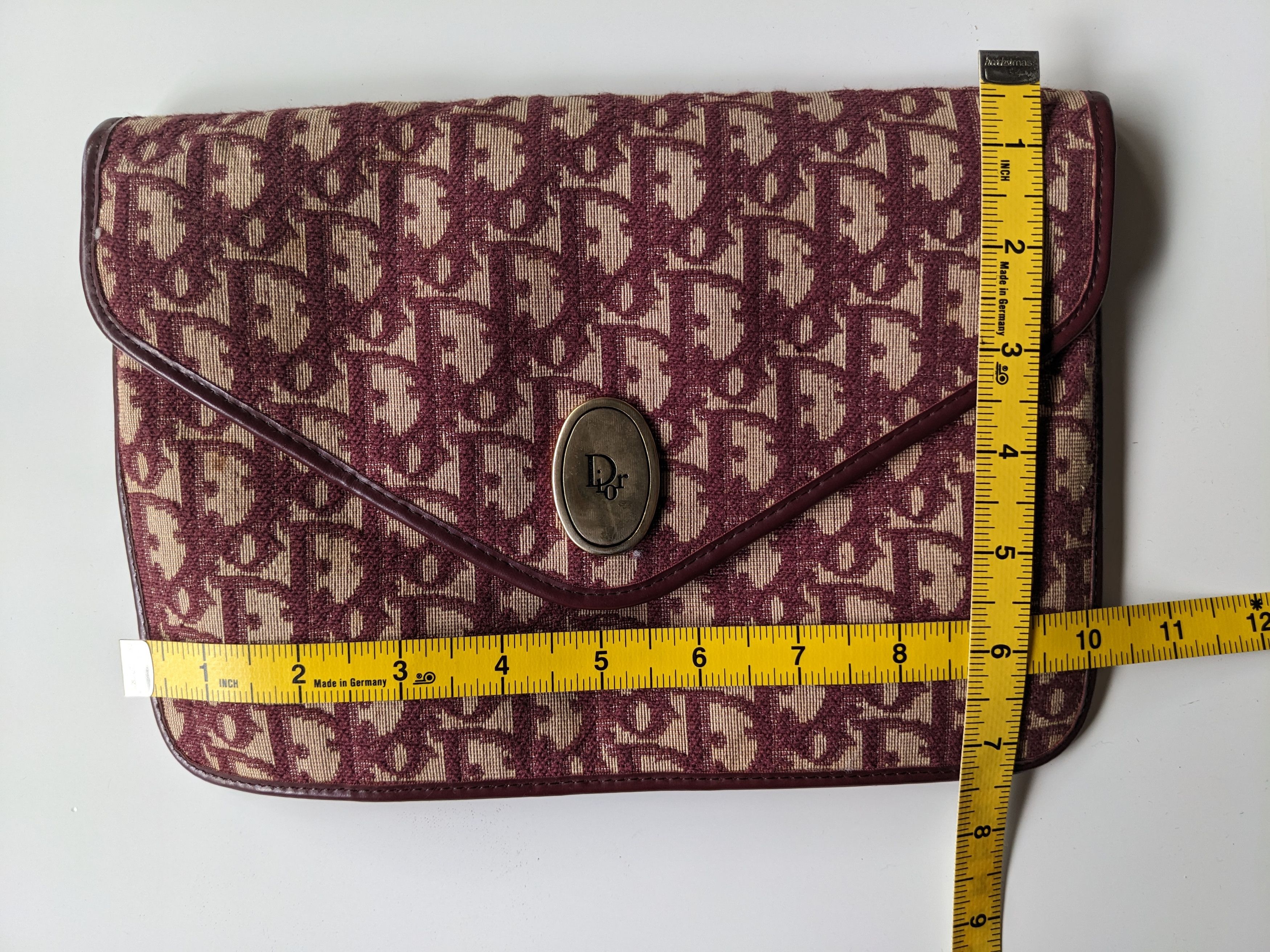 Dior × Vintage Vintage Dior Diorissimo Envelope Clutch Size ONE SIZE - 11 Thumbnail
