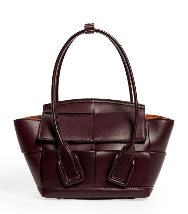 Bottega Veneta o1loc1c0824 Size: OS / Small Arco Bag in Bordeaux Size ONE SIZE - 1 Thumbnail