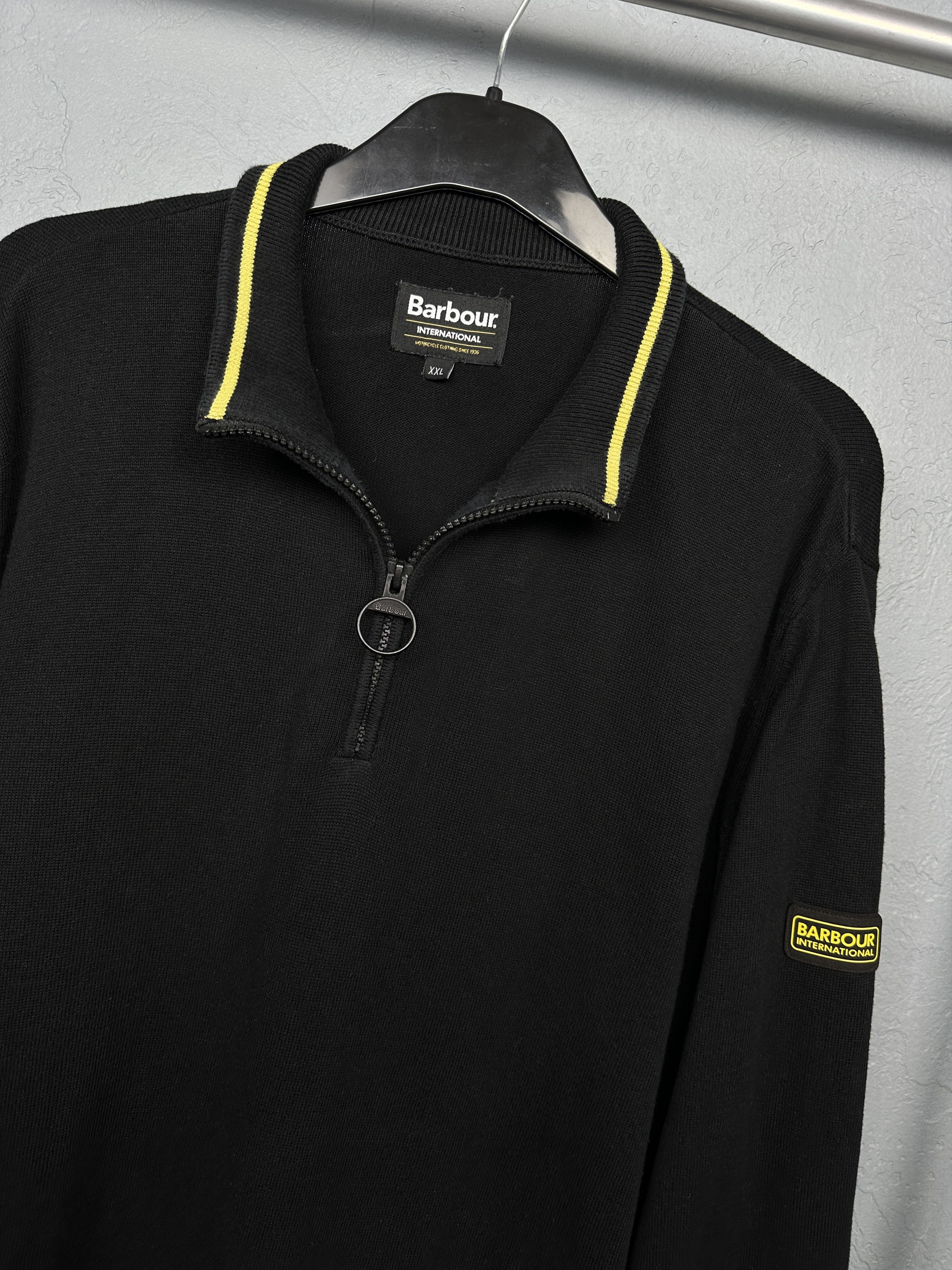 Barbour Barbour International Mens Quarter 1\4 Zip Sweatshirt Size US XXL / EU 58 / 5 - 2 Thumbnail