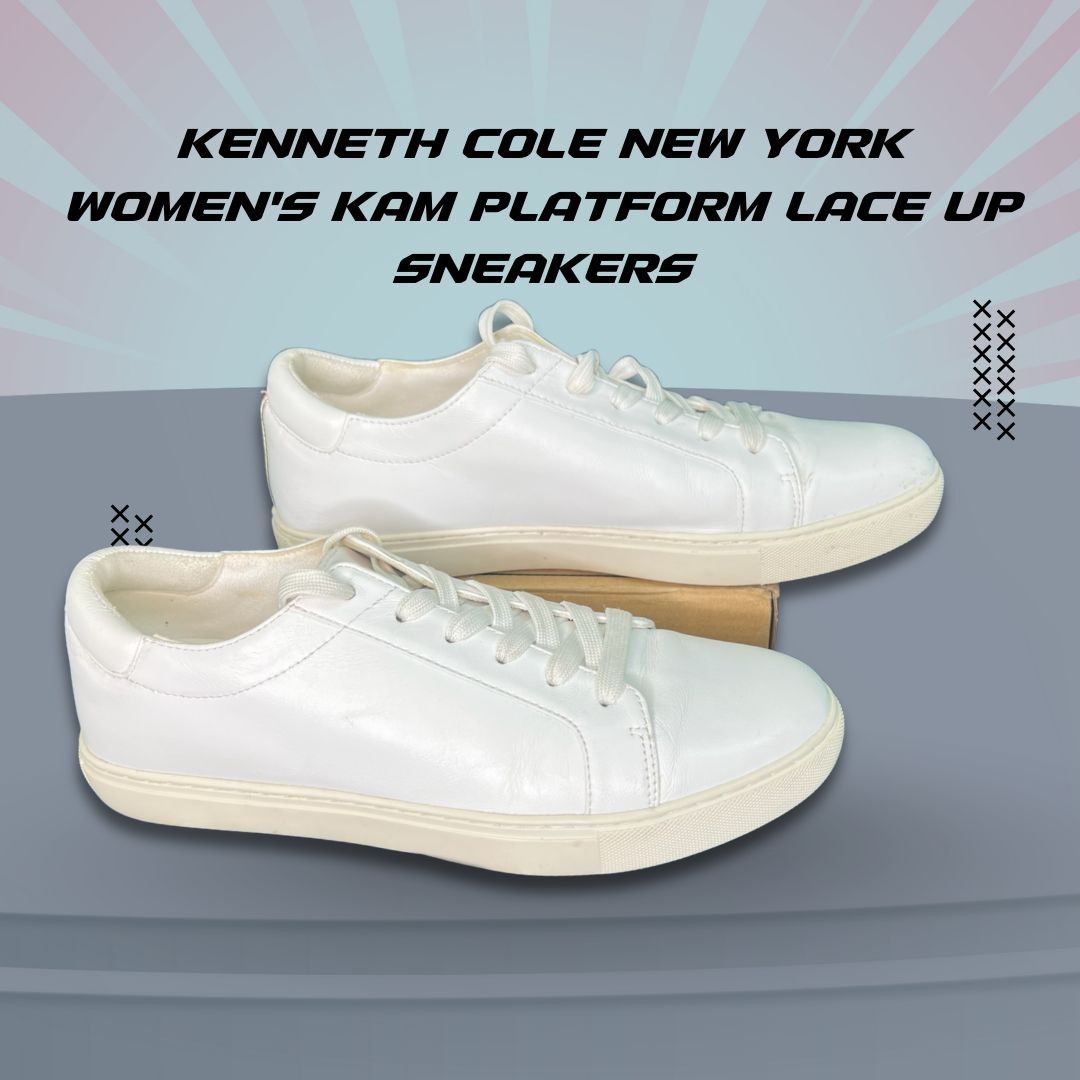 Kenneth Cole Kenneth Cole New York Womens Kam Platform Lace Up Sneakers S Size US 10 / IT 40 - 1 Thumbnail