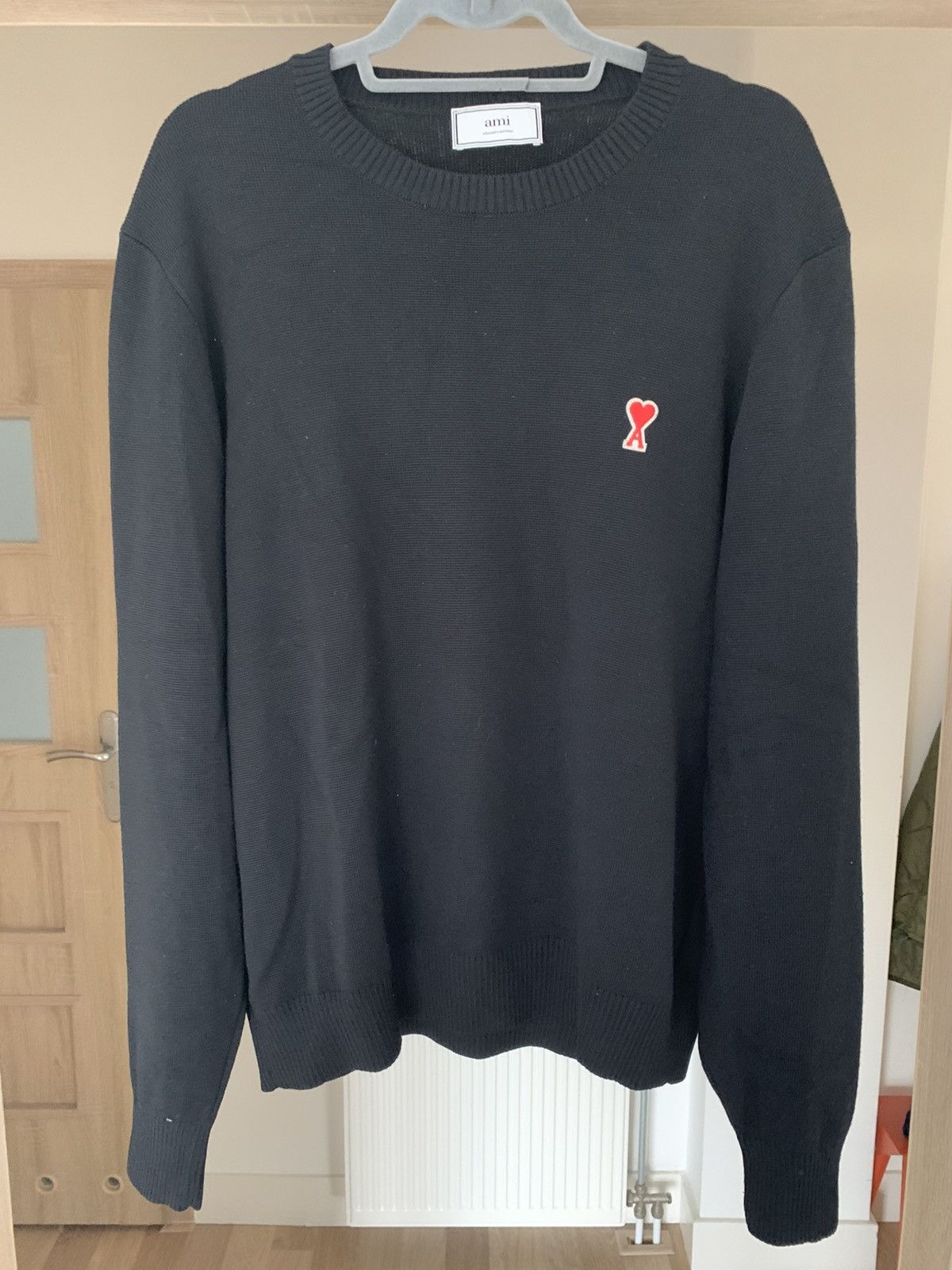 AMI AMI PARIS Heart Knit Crew Sweater Size US XXL / EU 58 / 5 - 1 Thumbnail