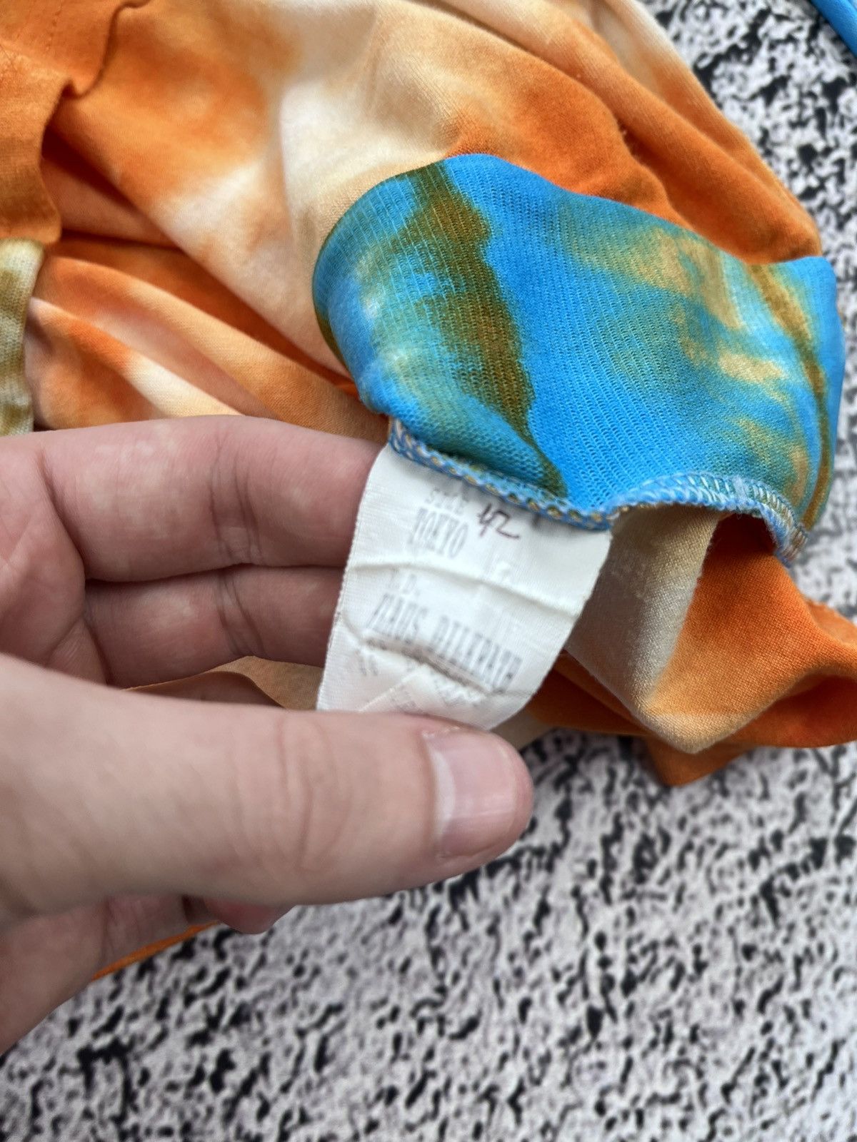 Japanese Brand Vintage 90s abstract mesh sleeve printed 3/4 top size M Size M / US 6-8 / IT 42-44 - 11 Thumbnail