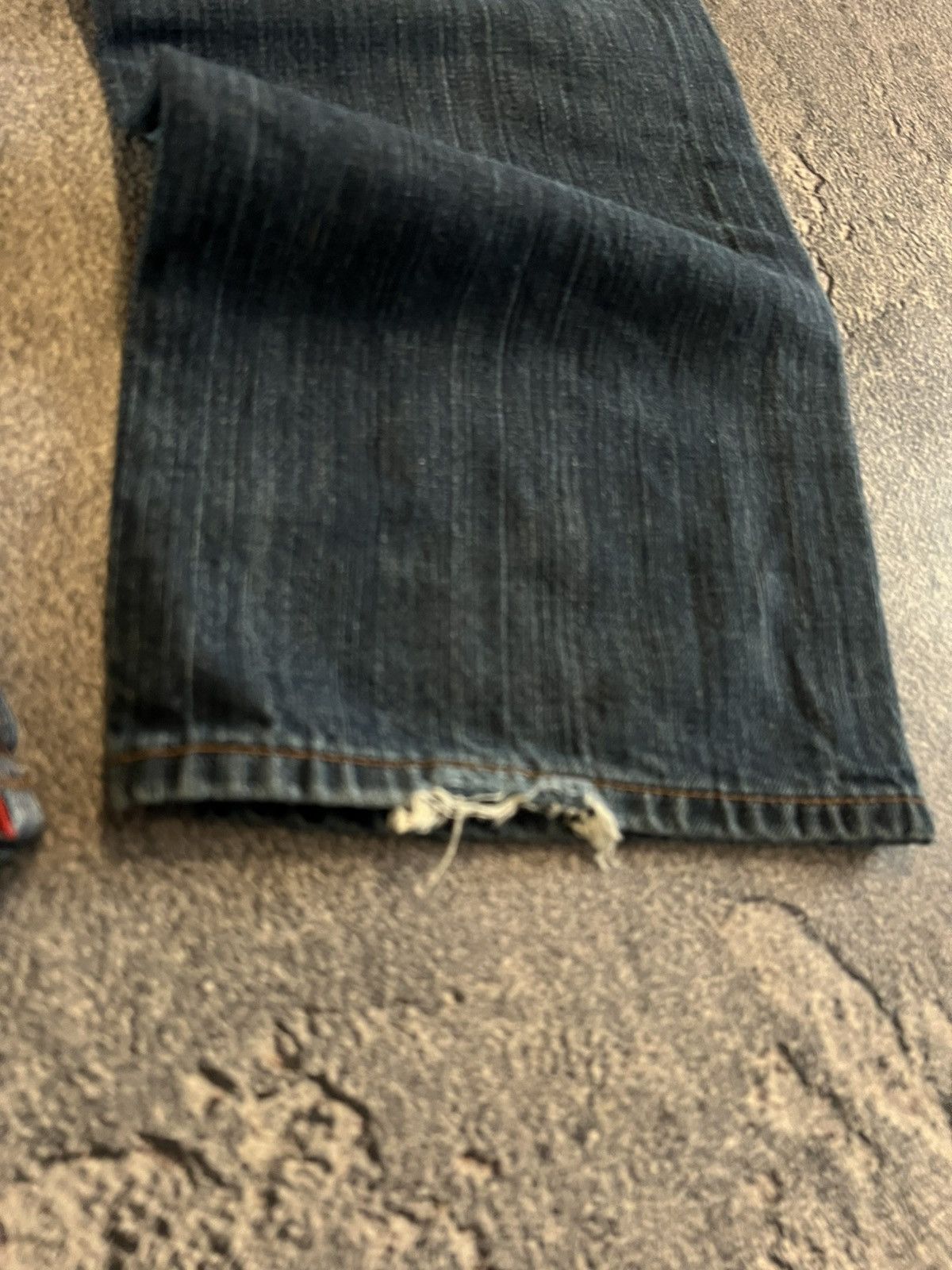 Vintage RARE Slim Fit Darkwear Voi Jeans / Red Logo Archive Style Size US 31 - 5 Thumbnail