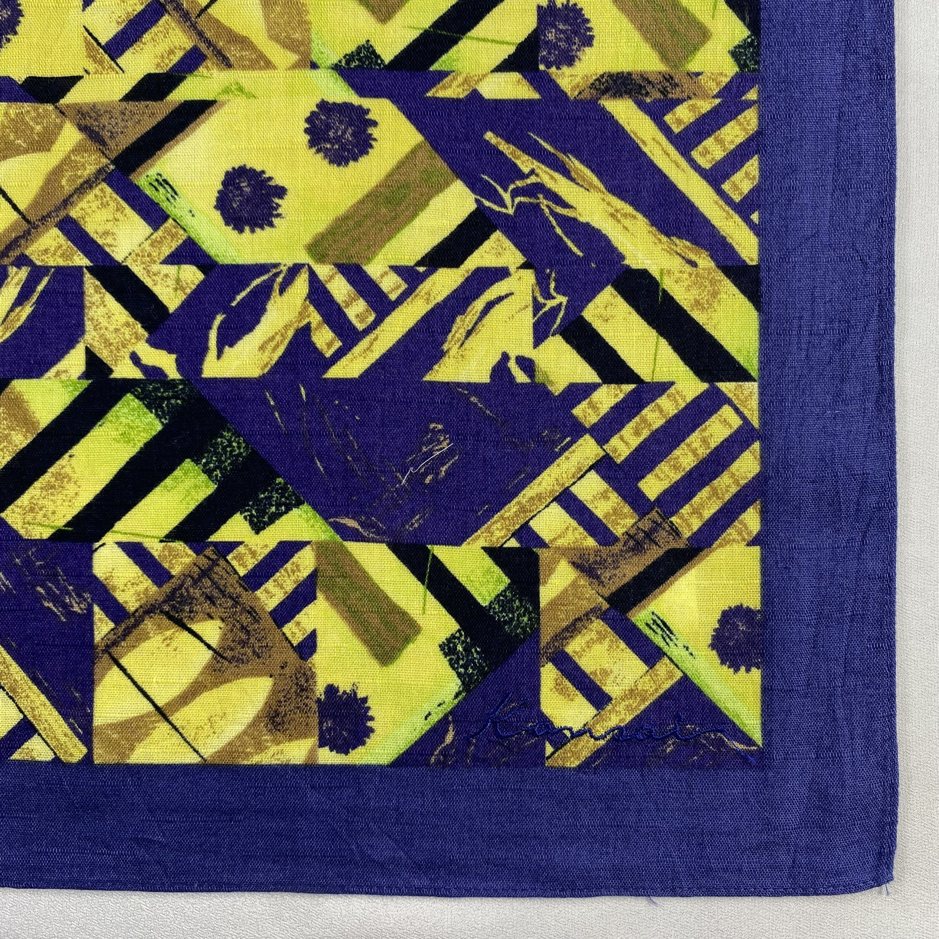 Kansai Yamamoto × Vintage Kansai Yamamoto Neckerchief / Bandana / Handkerchief-P1023 Size ONE SIZE - 3 Thumbnail