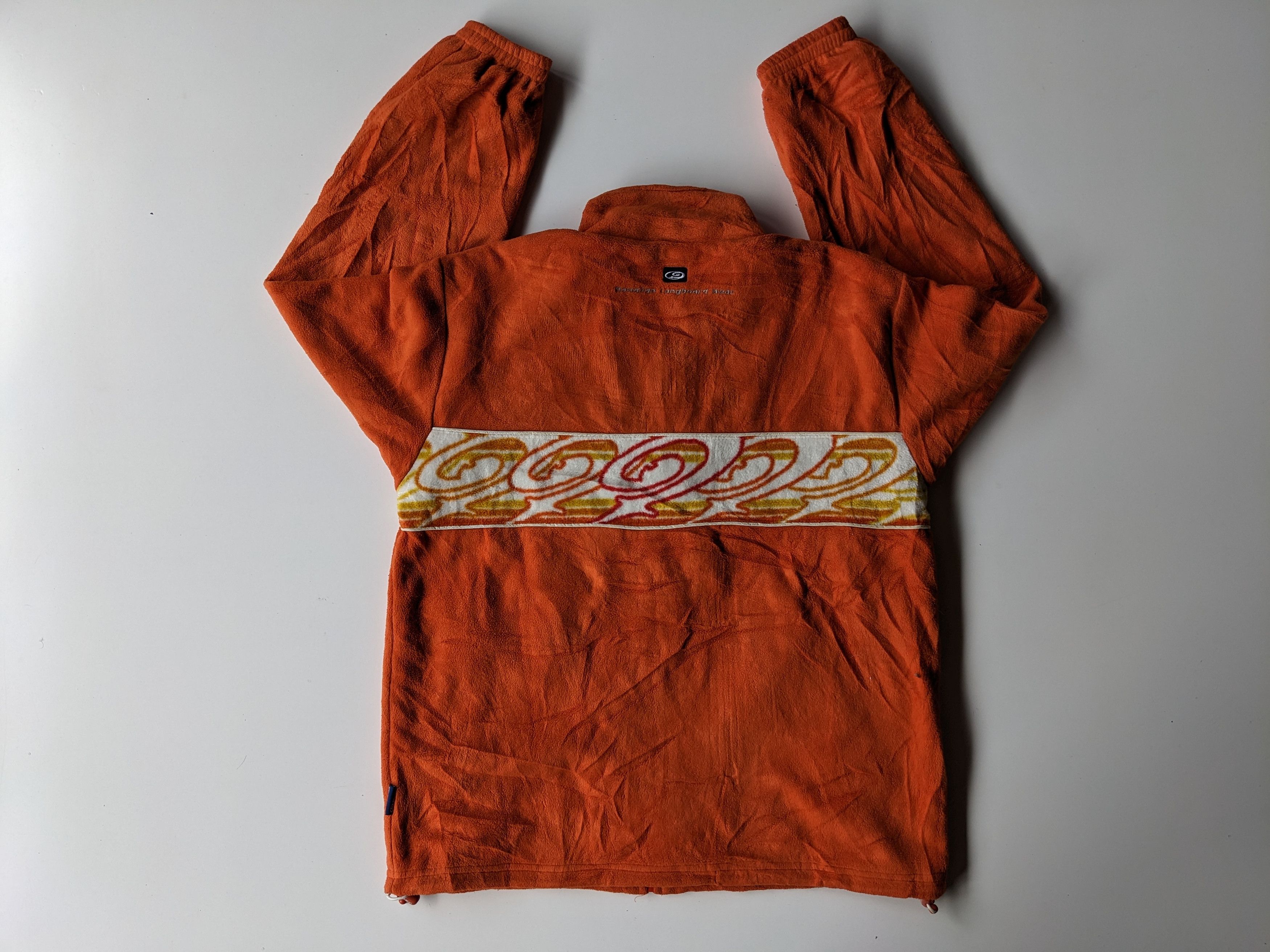 Billabong × Vintage Piko hawaiin longboard fleece zipper jacket Size US M / EU 48-50 / 2 - 2 Thumbnail