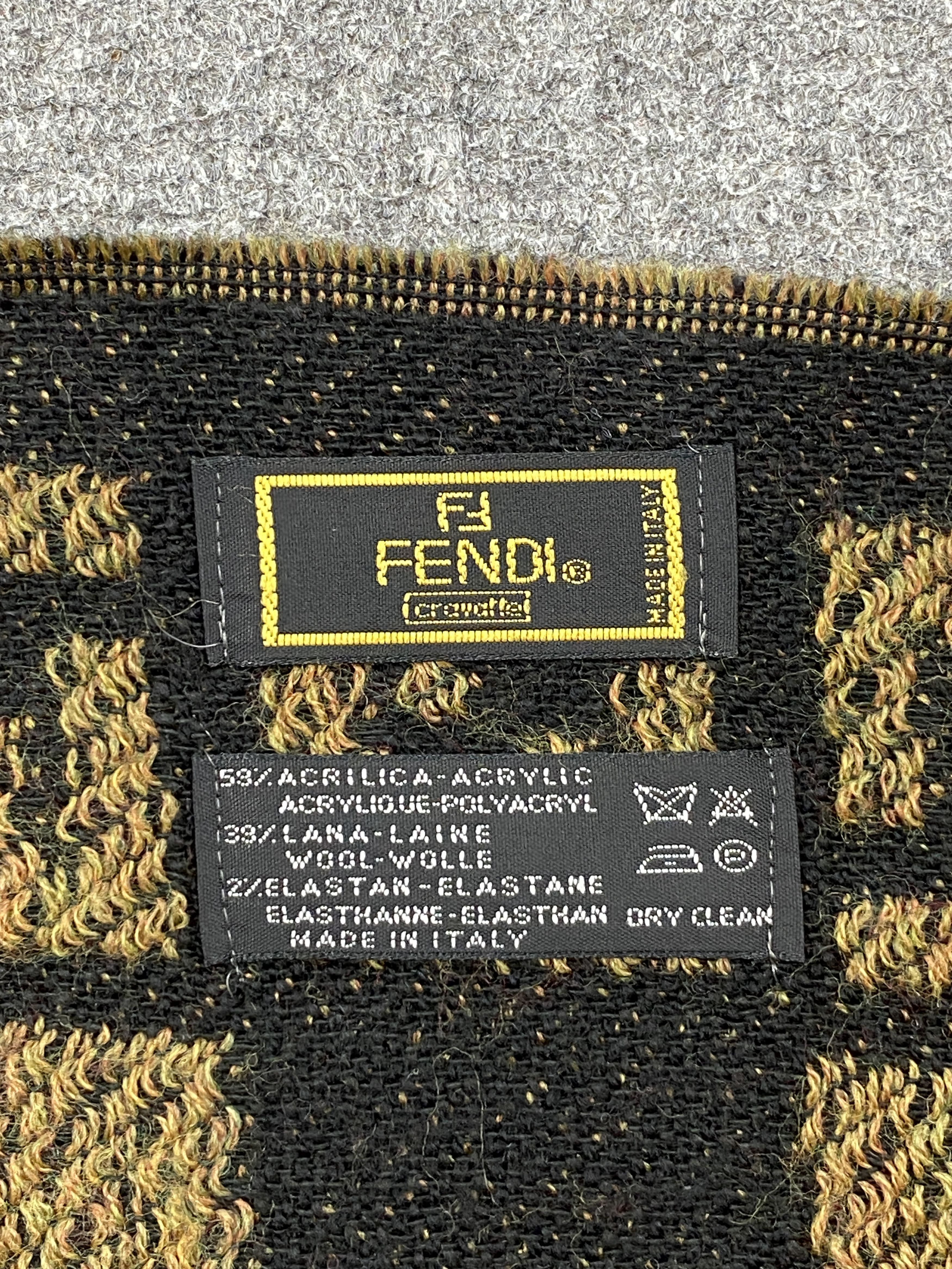 Fendi Fendi Monogram Muffler Fendi Scarf - SC0024 Size ONE SIZE - 11 Thumbnail