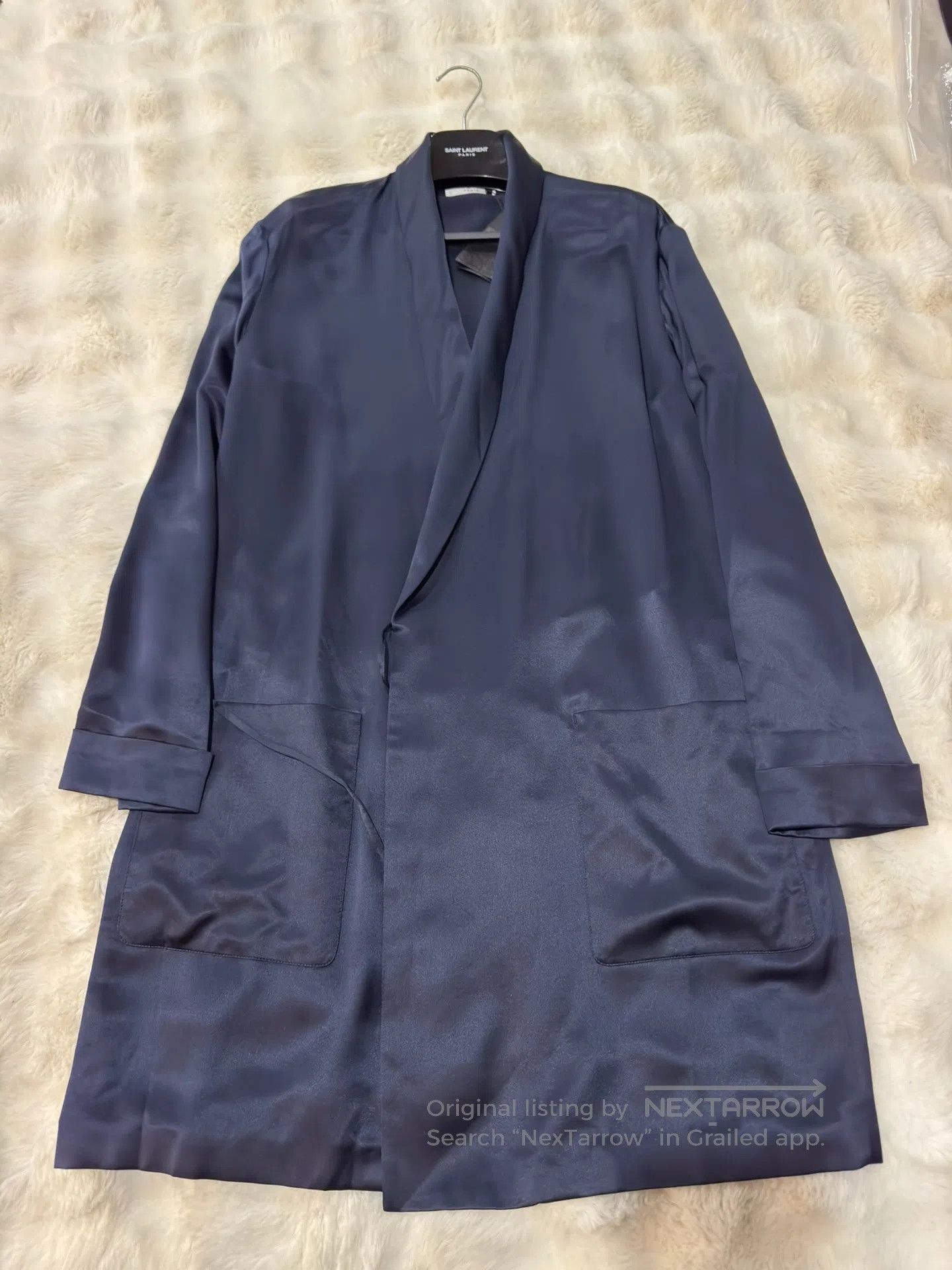 Saint Laurent Paris Saint Laurent Paris Silk Duster Bathrobe Sleepwear| Size US M / EU 48-50 / 2 - 3 Thumbnail
