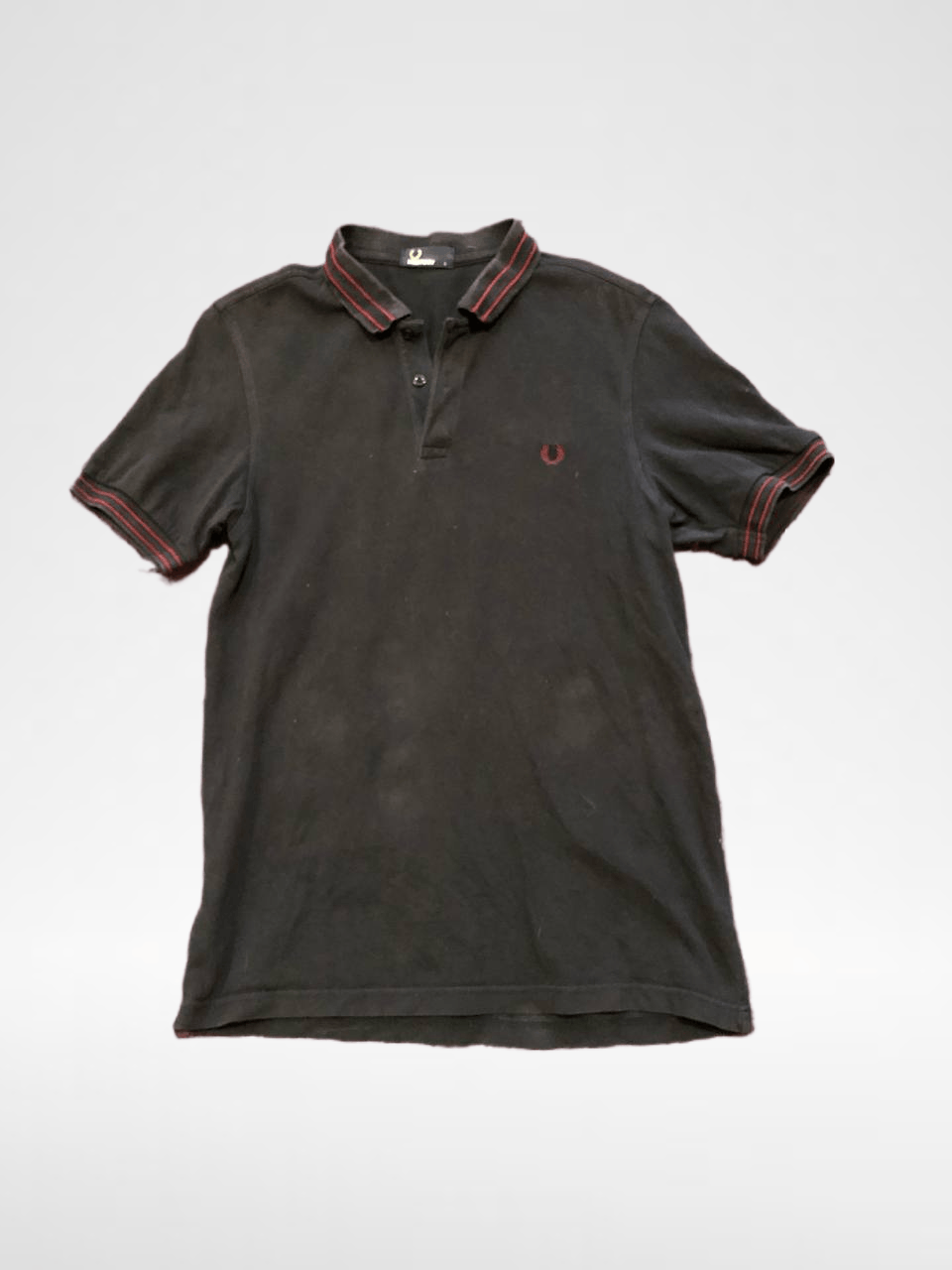 Fred Perry VINTAGE Y2K Logo Fred Perry Black Polo Streetwear Size US L / EU 52-54 / 3 - 1 Thumbnail