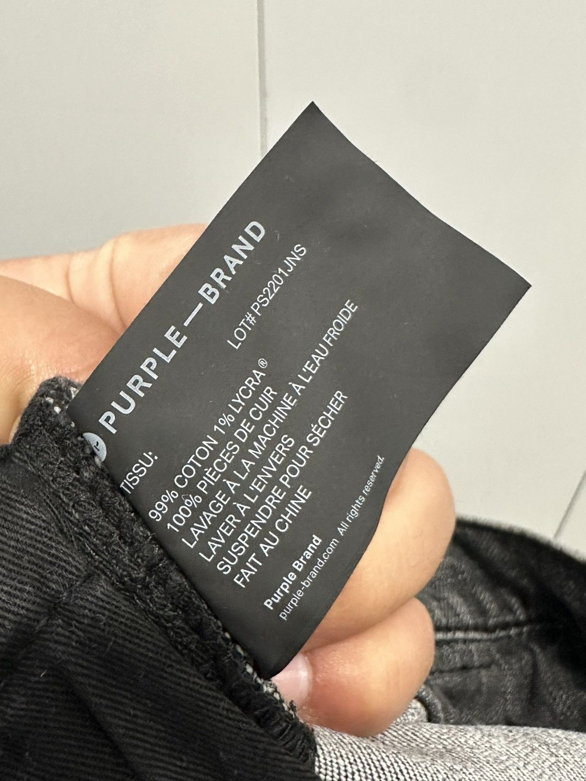Purple Purple Brand Black One Year Jeans Size US 33 - 5 Thumbnail