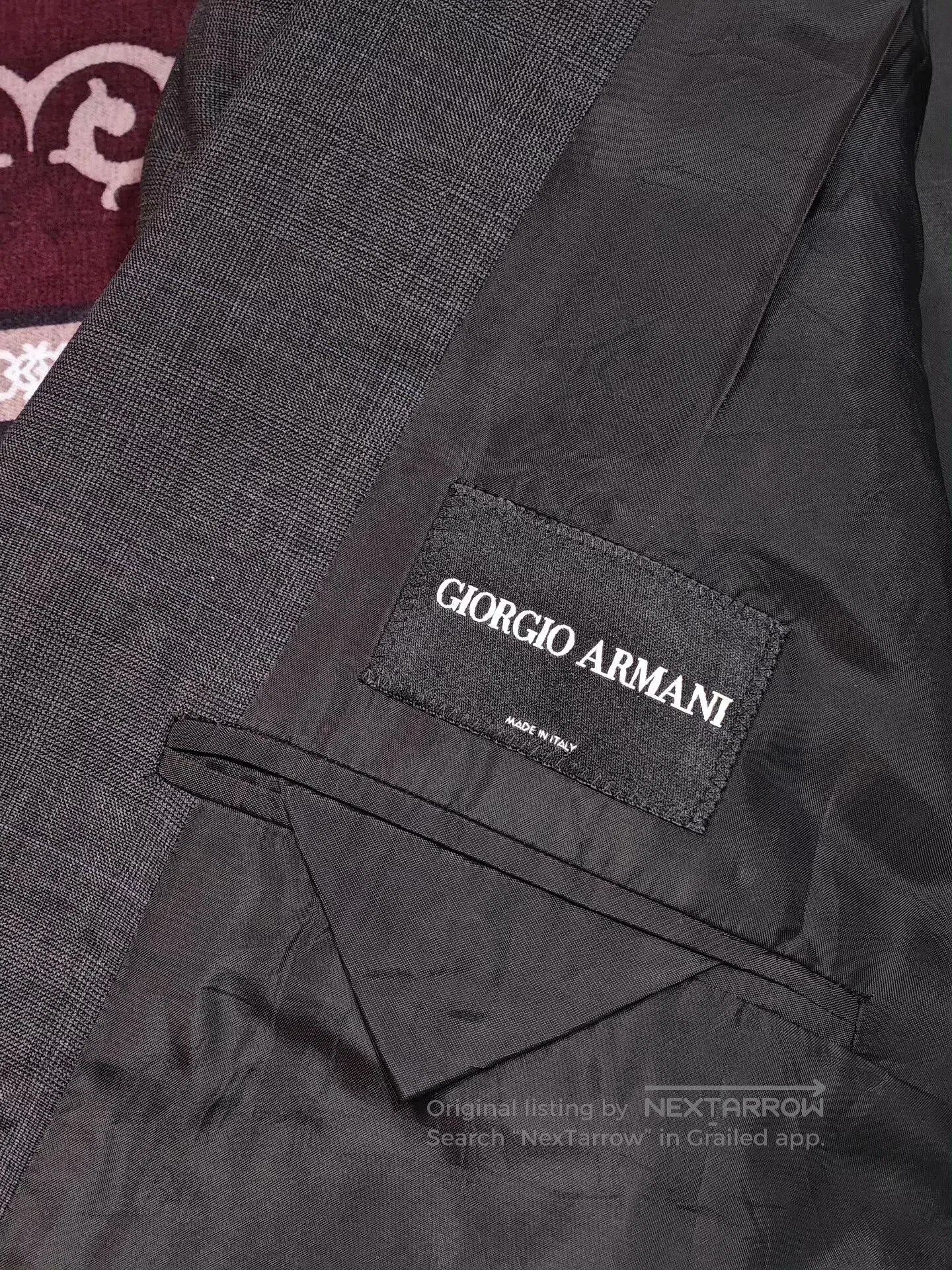 Giorgio Armani Armani Gray Wool Blend Suit Jacket. Size US M / EU 48-50 / 2 - 6 Thumbnail