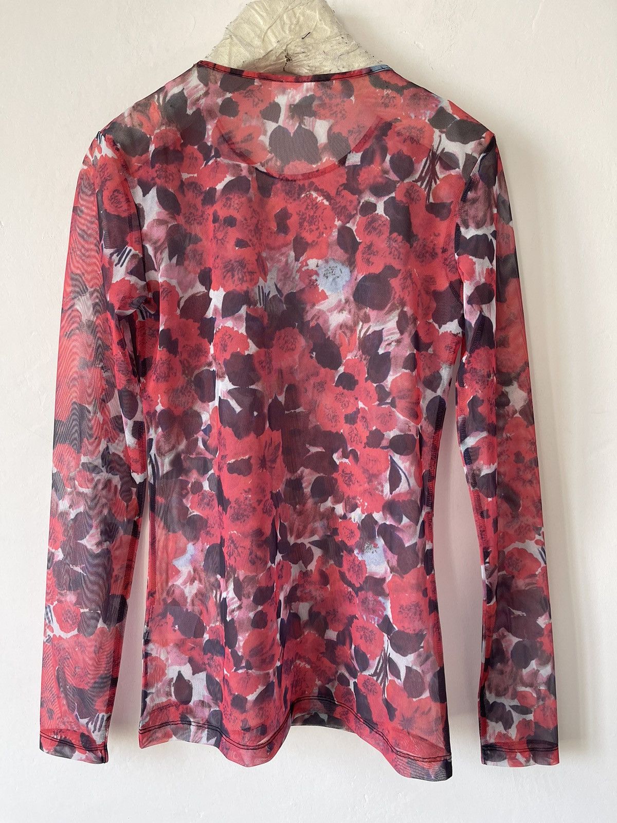 Dries Van Noten Heste Floral-print stretch-mesh top Size M / US 6-8 / IT 42-44 - 4 Thumbnail
