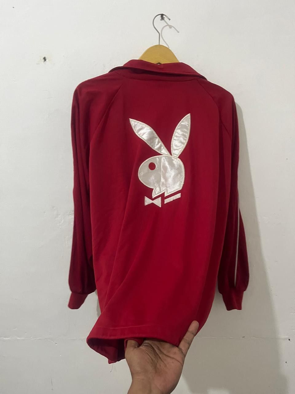 Playboy Playboy Velvet Hoodie Big Logo Size US L / EU 52-54 / 3 - 4 Thumbnail