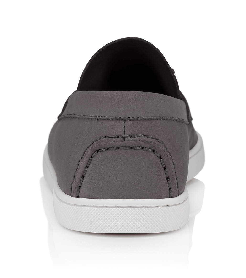 Christian Louboutin Mens Chambeliboat Flat Smoky Grey Loafer Sneaker Boat 45 12 Size US 12 / EU 45 - 14 Thumbnail