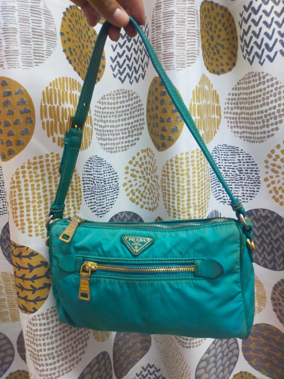 Prada Authentic Prada Shoulder bag Turquoise Size ONE SIZE - 7 Thumbnail