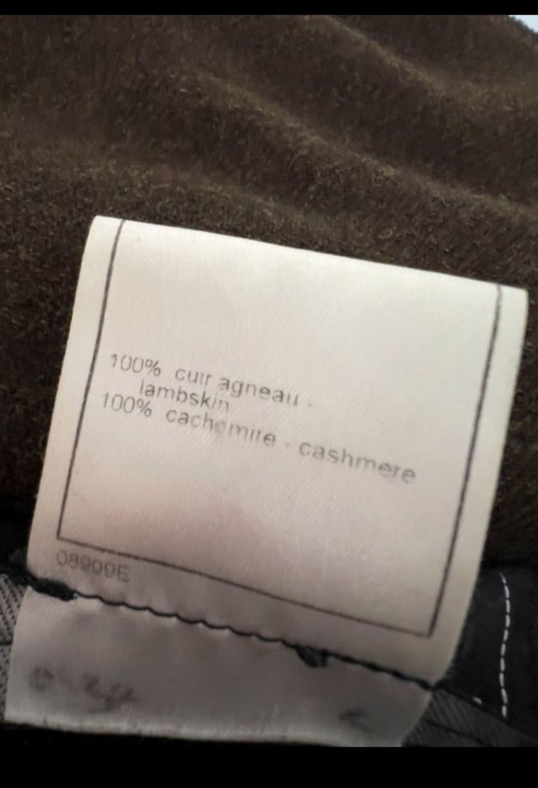 Chanel Veste cuir et cachemire Chanel Size L / US 10 / IT 46 - 5 Thumbnail