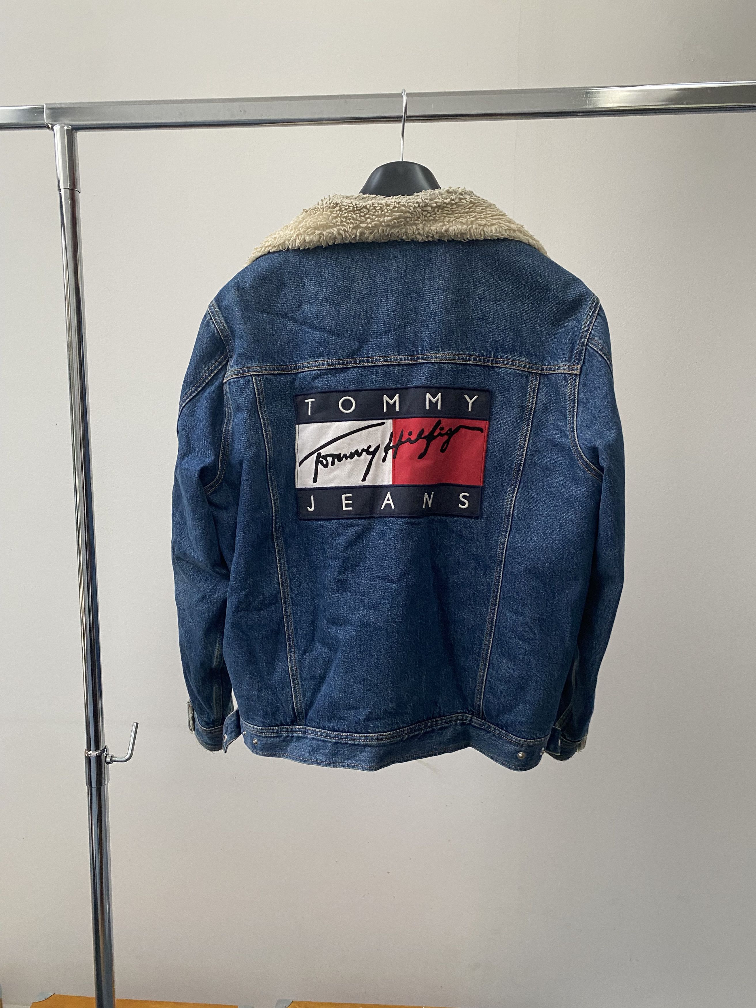 Tommy Jeans Vintage Denim Jacket with faux fur