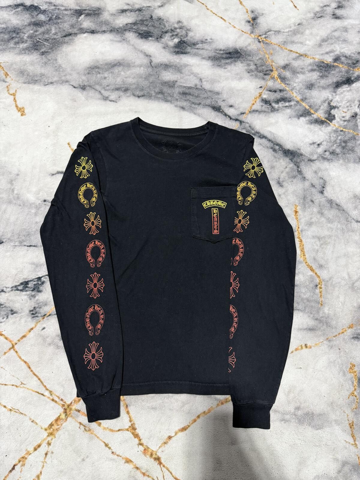 Chrome Hearts Chrome Hearts Gradient T Bar Logo L/S - Sz XS Size US XS / EU 42 / 0 - 3 Thumbnail