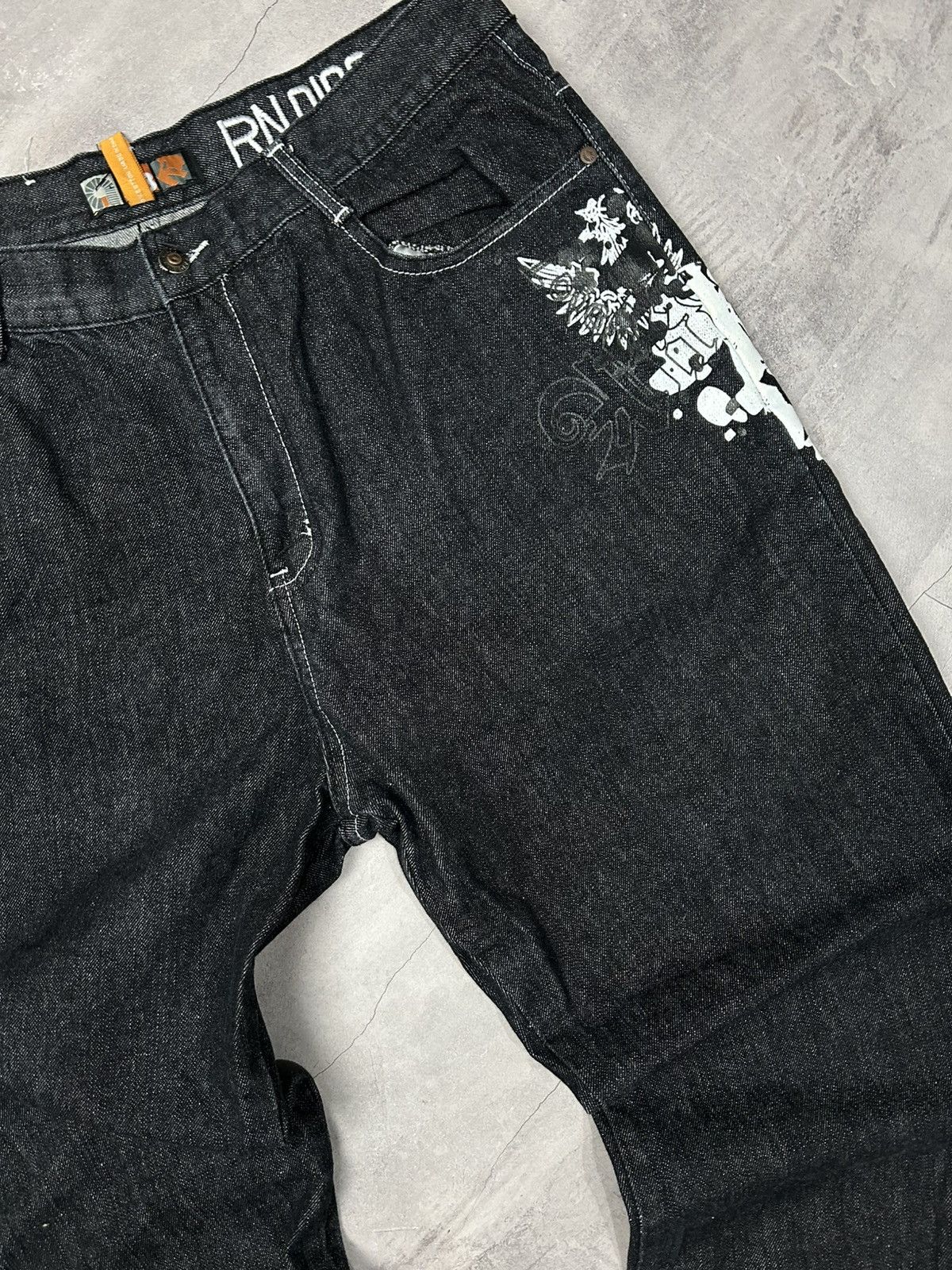 Vintage Vintage Y2K Akdemiks Embroidered Baggy Jeans Size US 36 / EU 52 - 11 Thumbnail