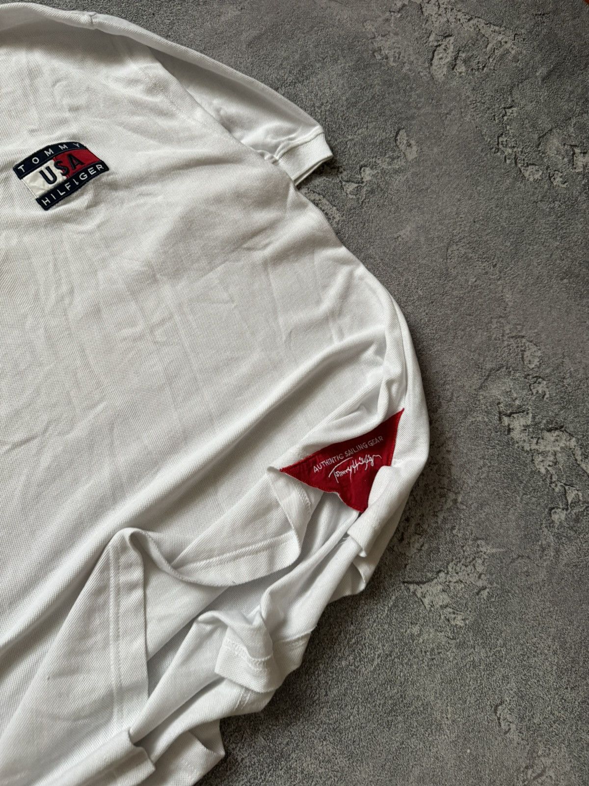 Tommy Hilfiger × Vintage Tommy Hilfiger XL vintage USA 🇺🇸 polo tee T-shirt rugby Size US XL / EU 56 / 4 - 5 Thumbnail