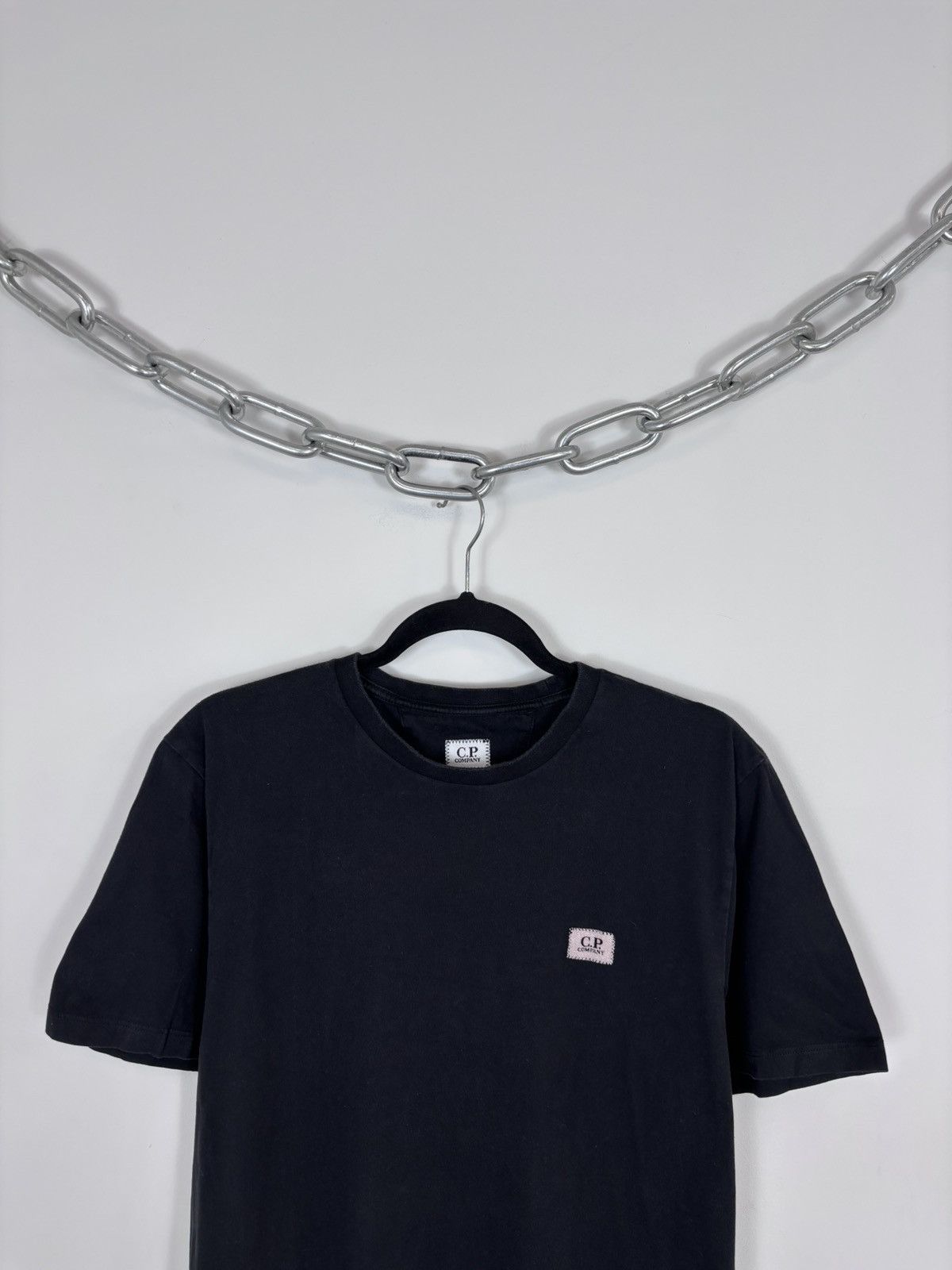 C.P. Company C.P. Company Men’s Box Logo Black T-Shirt Tee Casual Hype Size US L / EU 52-54 / 3 - 2 Thumbnail