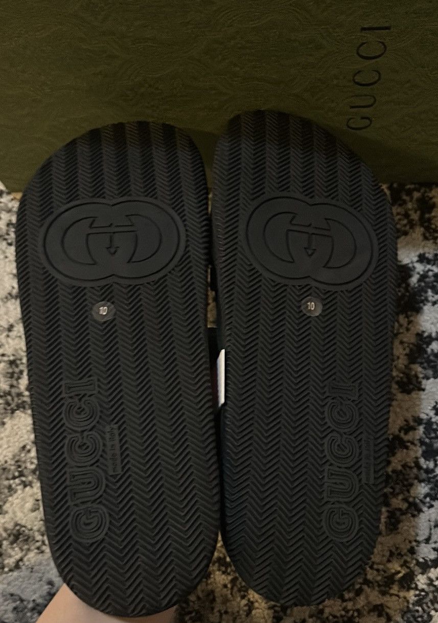 Gucci Gucci Agrado GRG Rubber Slide Sandal size 10 Size US 10 / EU 43 - 3 Thumbnail