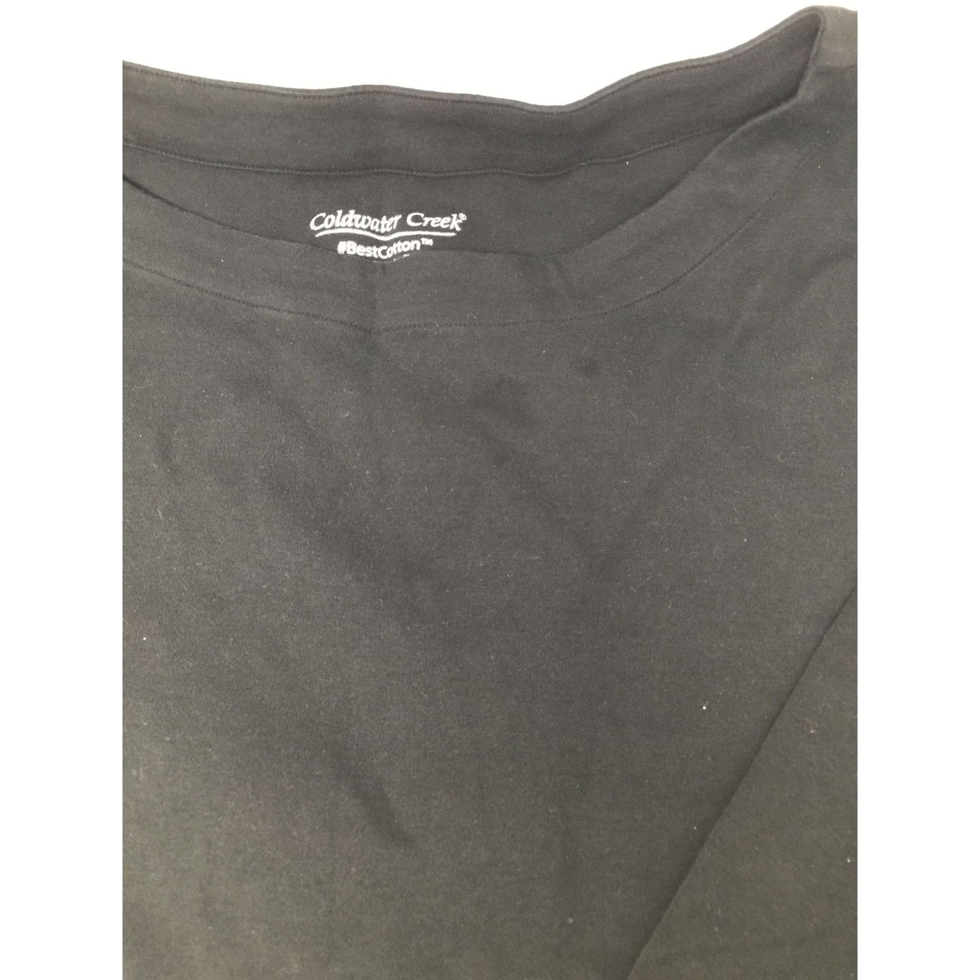 Coldwater Creek Coldwater Creek Women's Long Sleeved Black Shirt Size 3X Size 3XL / US 20-22 - 4 Thumbnail