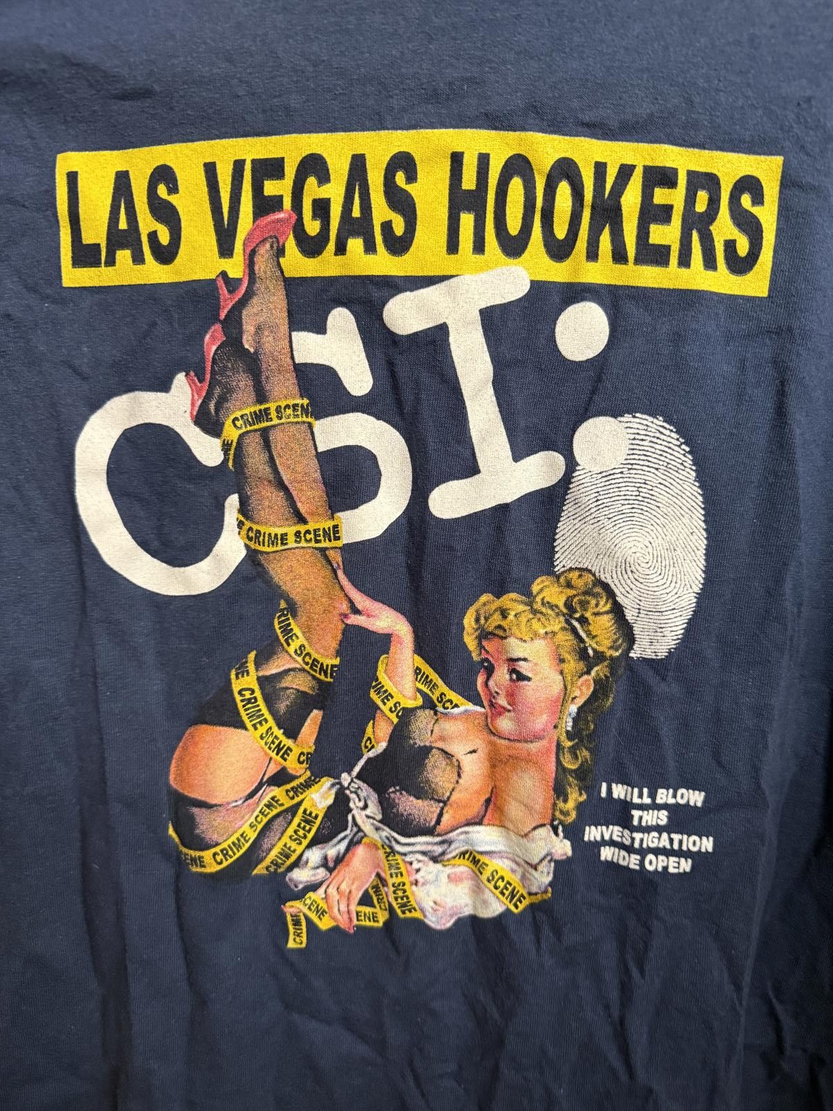 Gildan Y2K Las Vegas Hookers T-shirt - CSI Vegas tee - 3XL Size US XXL / EU 58 / 5 - 5 Thumbnail