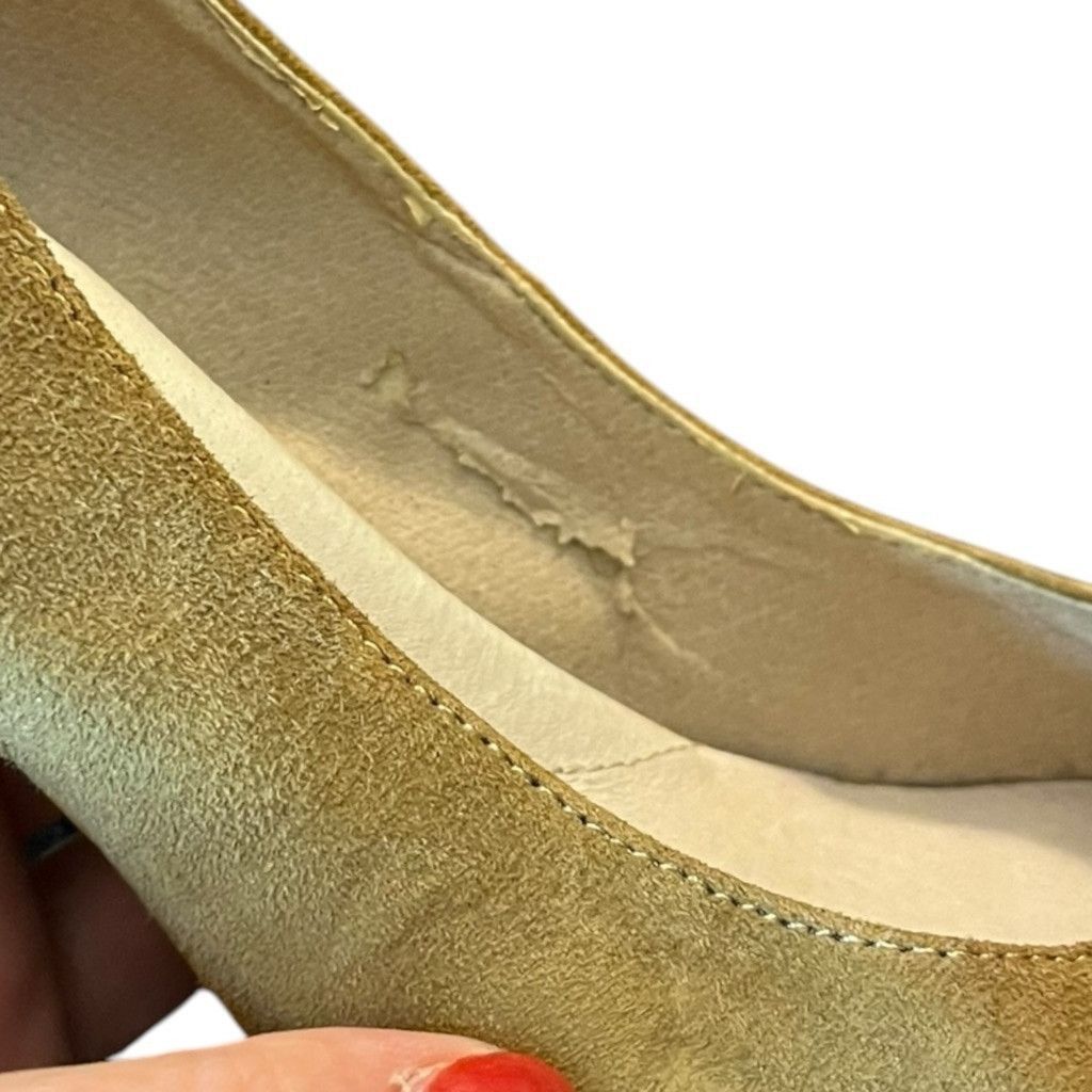 Lands' End × Vintage Y2K Lands’ End Minnie Faux Suede Comfy Block High Heels Sz 9 Size US 9 / IT 39 - 10 Thumbnail