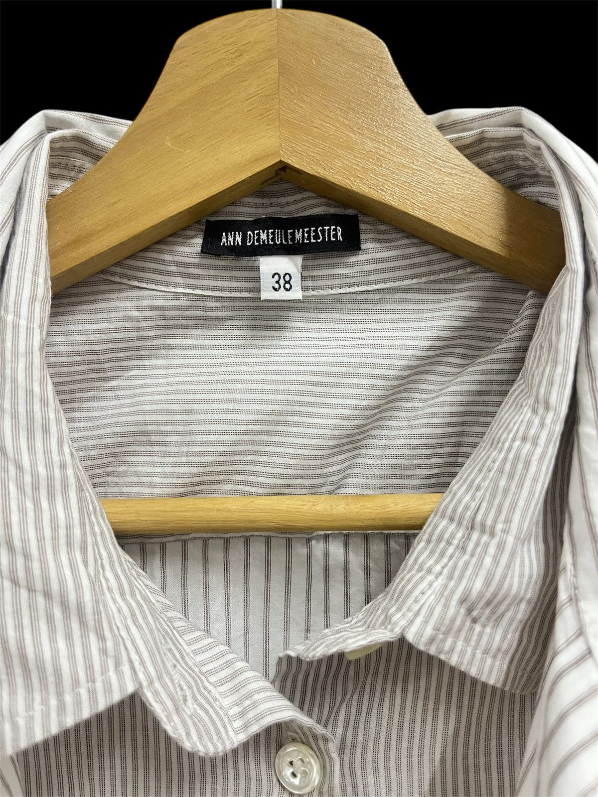Ann Demeulemeester Double Layered Pinstripe Shirt Dress Size XS / US 0-2 / IT 36-38 - 9 Thumbnail