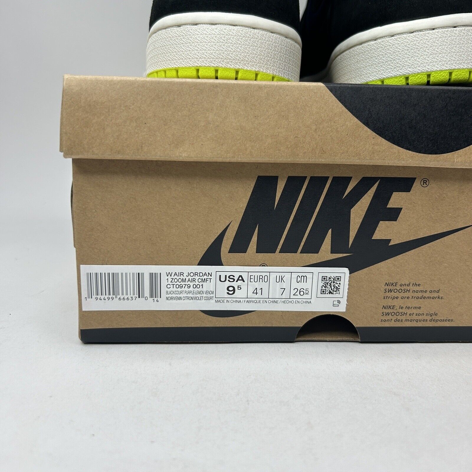 Nike Nike Air Jordan 1 High Zoom WMNS “Halloween” 2023 Size US 9.5 / IT 39.5 - 5 Thumbnail
