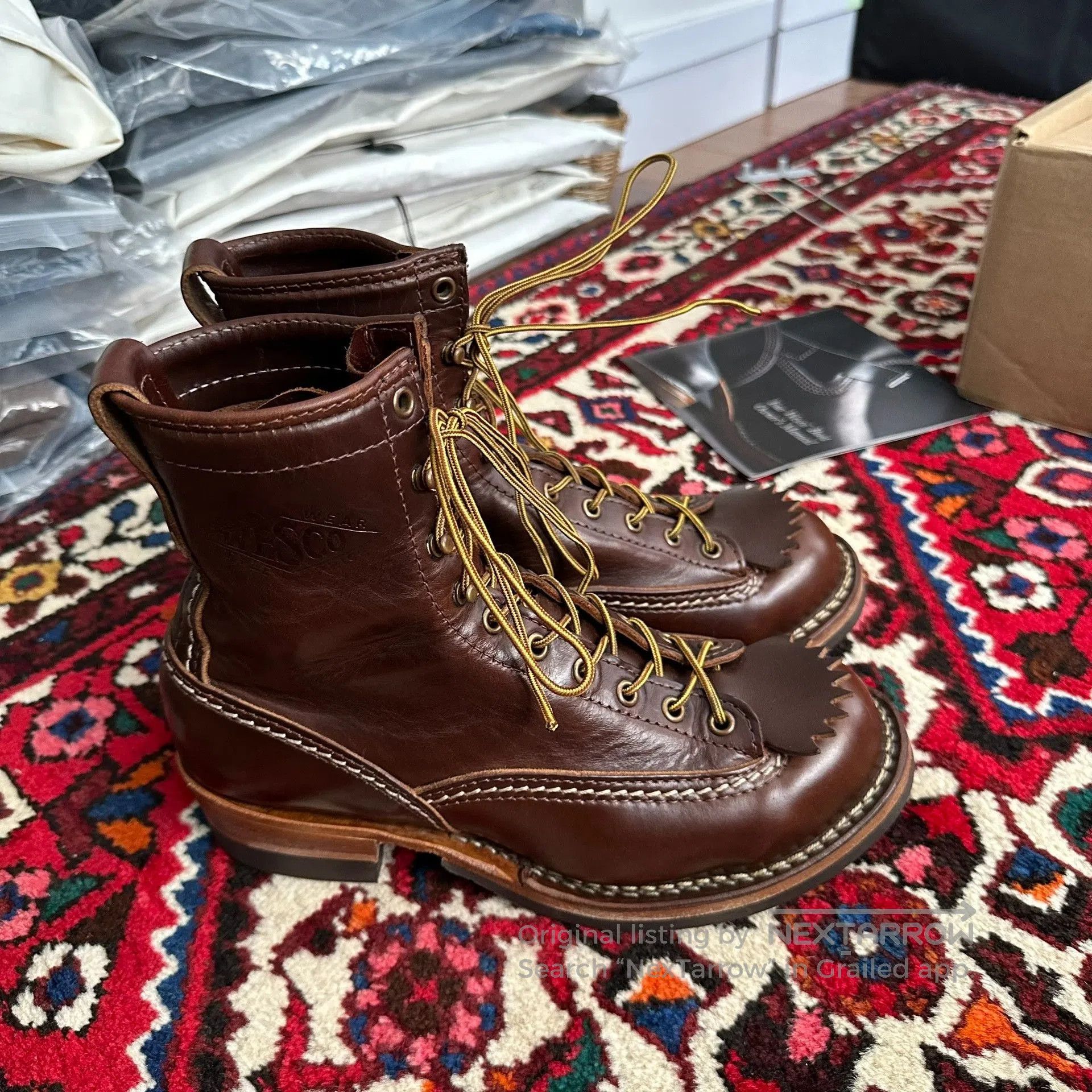 WESCO wesco jobmaster boots size 7.5E. Size US 7.5 / EU 40-41 - 7 Thumbnail