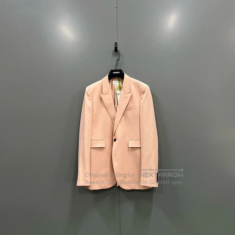 Saint Laurent Paris Saint Laurent Paris Pink lapel casual suit Size US S / EU 44-46 / 1 - 1 Thumbnail