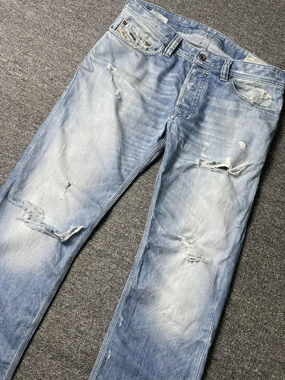 Diesel × Vintage DIESEL SAFADO SLIM FIT REGULAR JEANS (103) Size US 33 - 2 Thumbnail